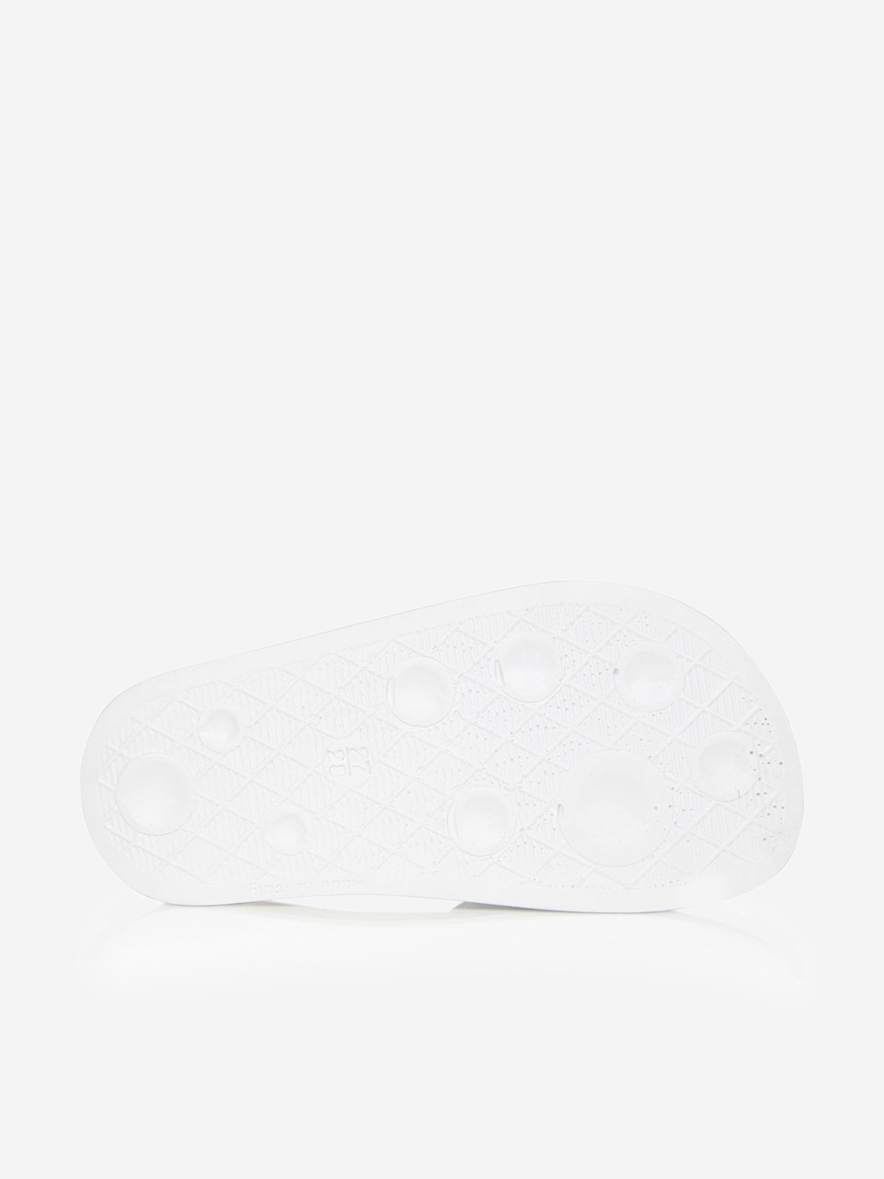 Versace Kids Barocco Print Sliders in Gold