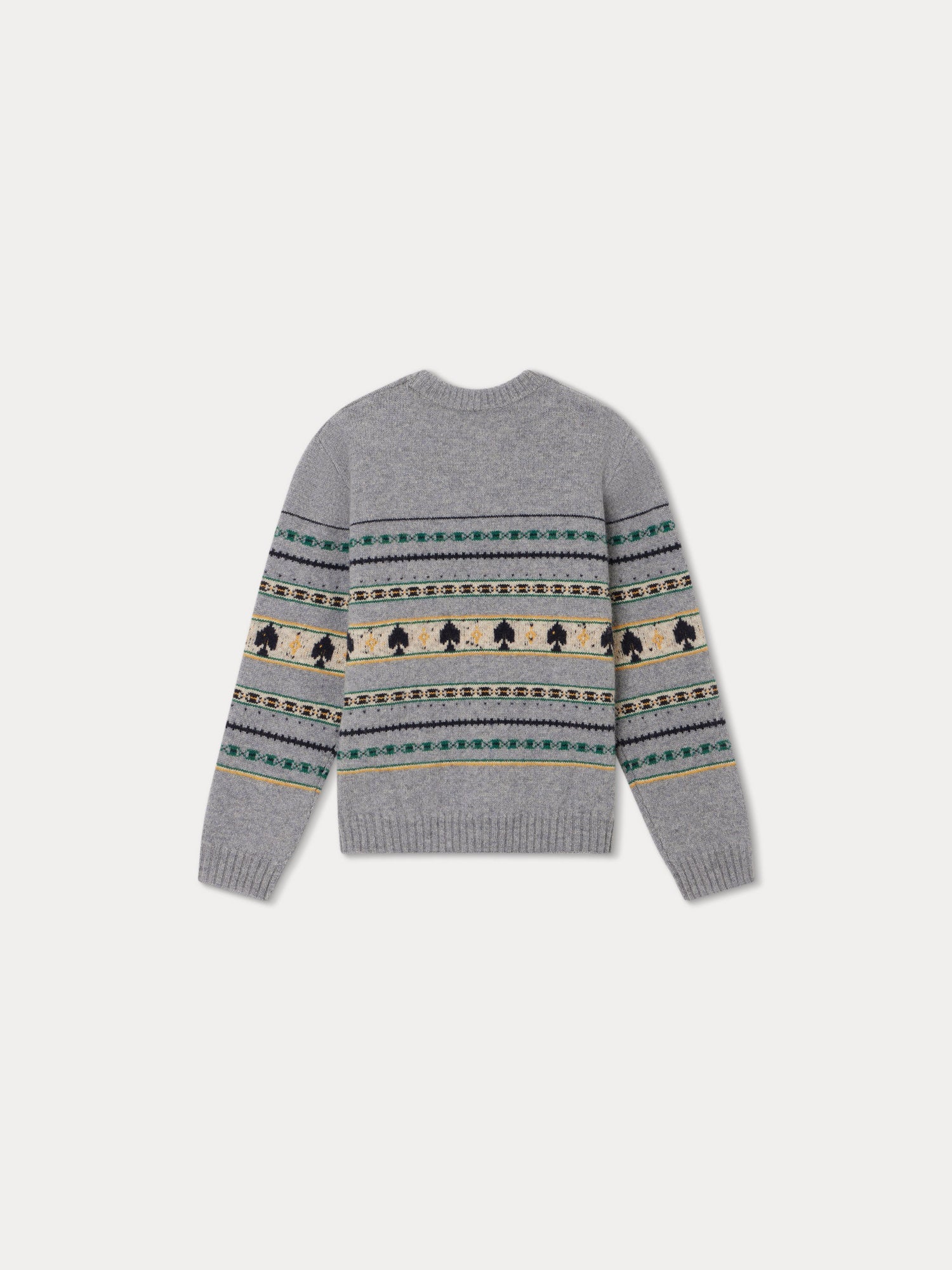 Boys Grey Wool Sweater