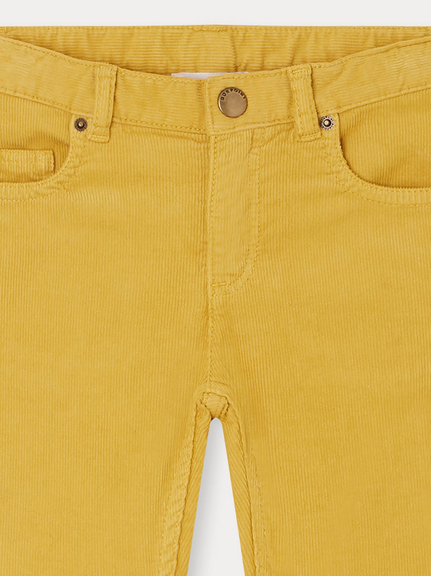 Boys & Girls Yellow Corduroy Trousers
