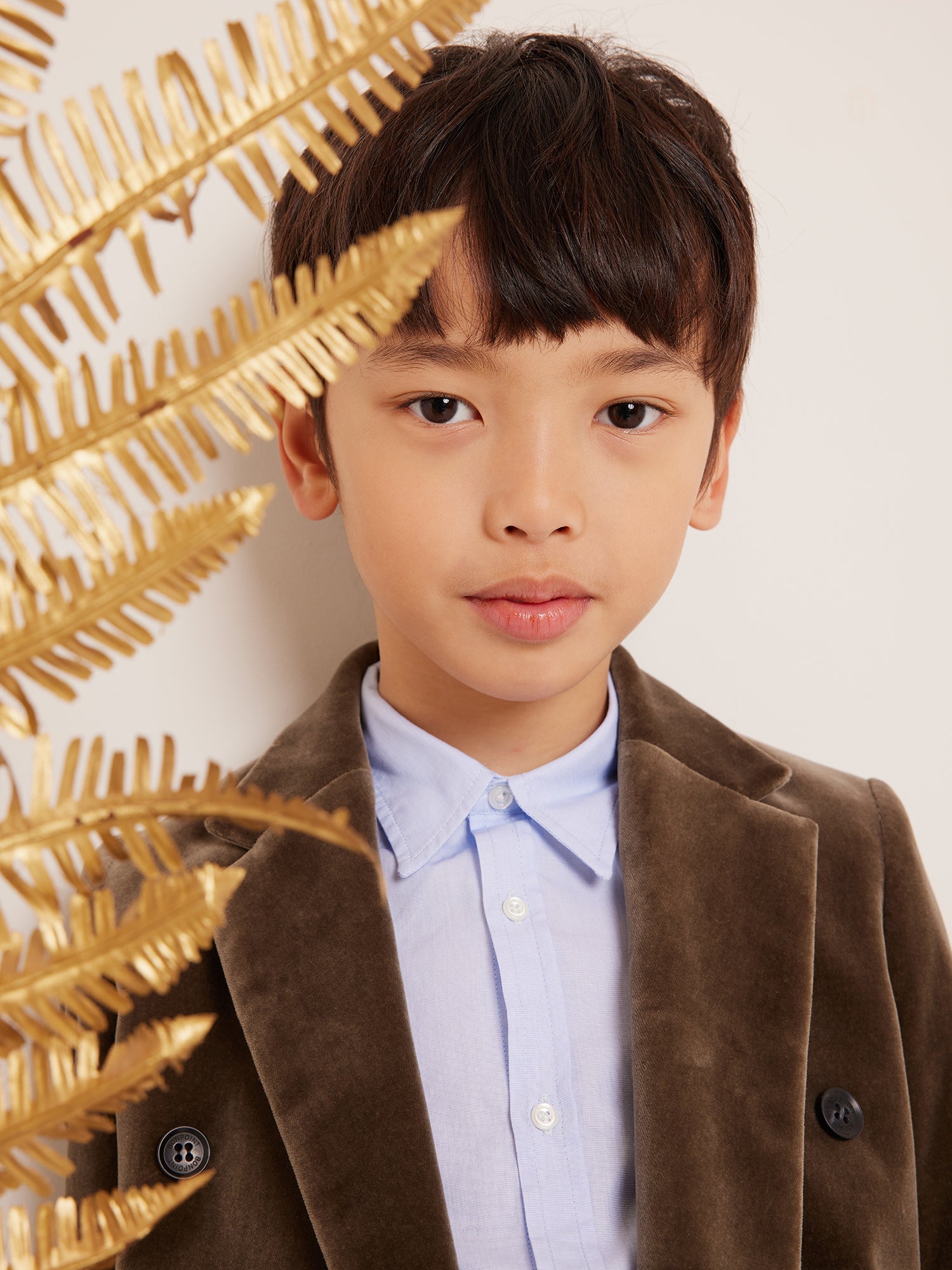 Boys Blue Stripes Cotton Shirt