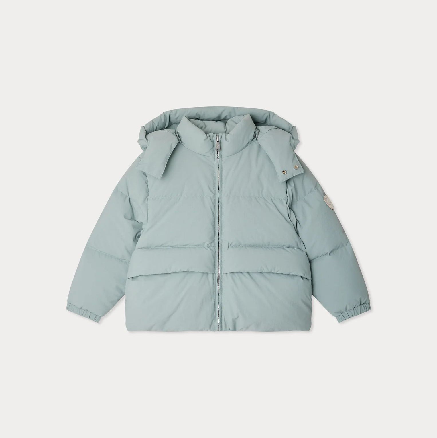 Girls Green Padded Down Jacket