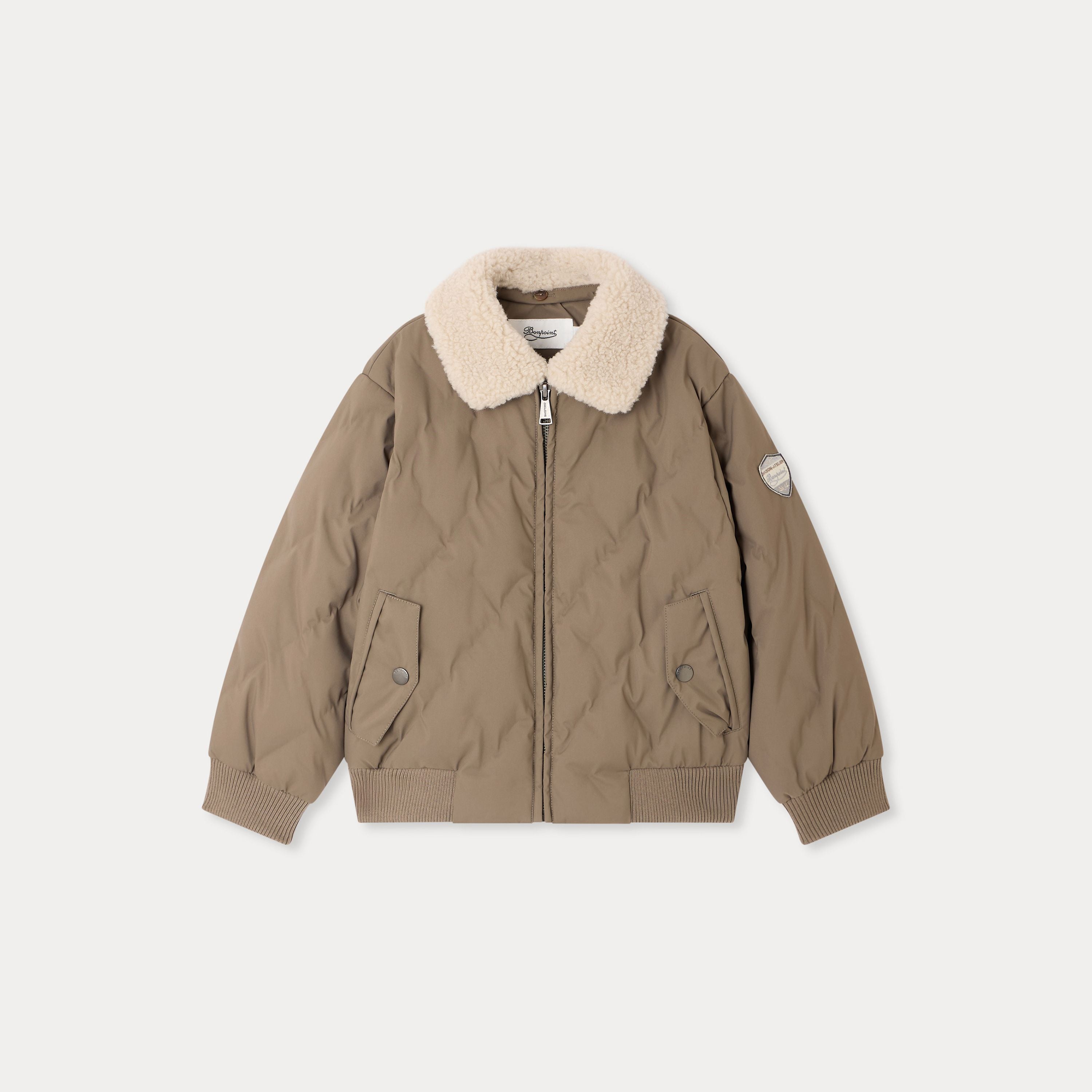 Boys Verdigris Quilted Jacket