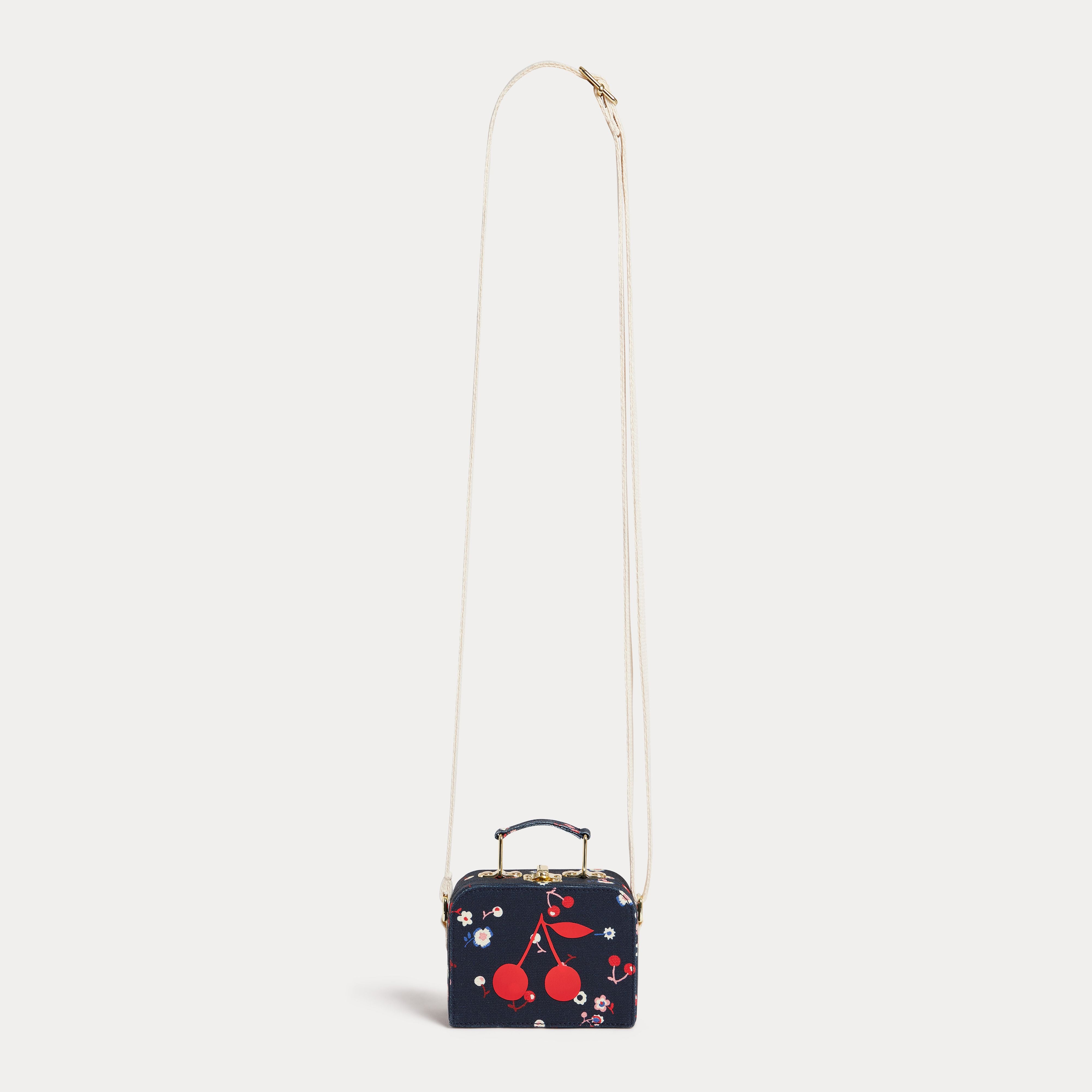 Girls Multicolor Flower Shoulder Bag(12.5 x 9.5 x 5.5 cm)