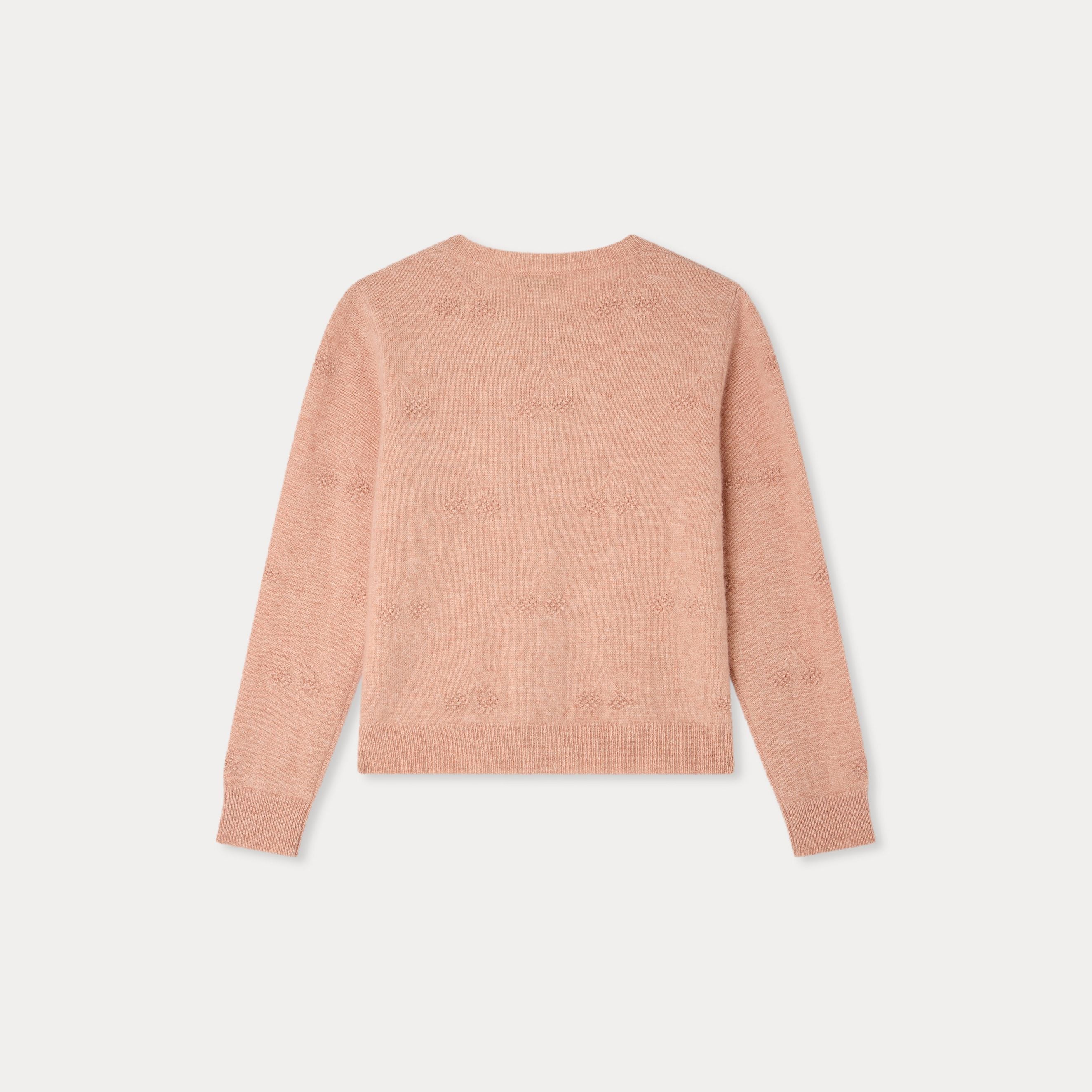 Girls Rose Cashmere Cardigan