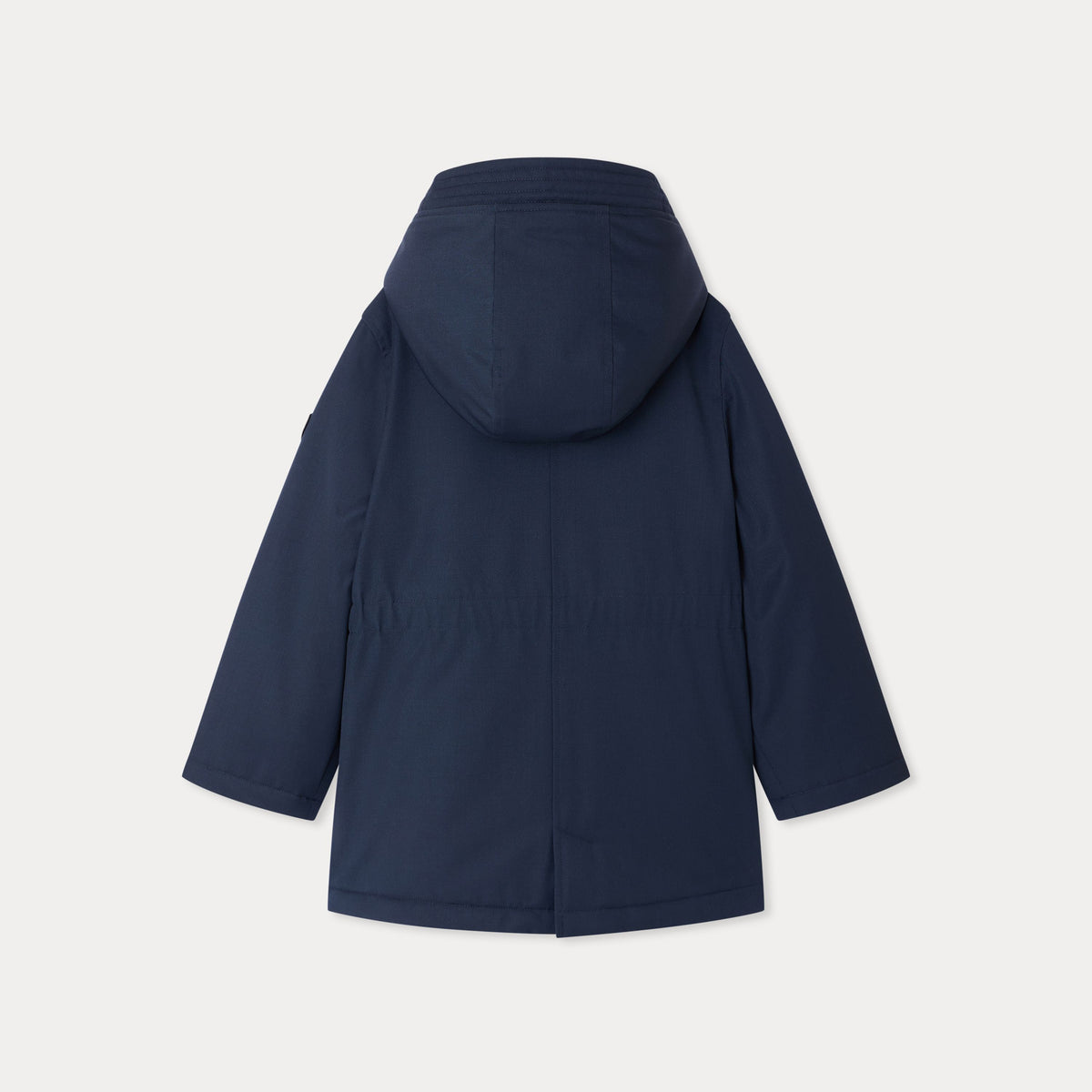 Girls Navy Hooded Coat