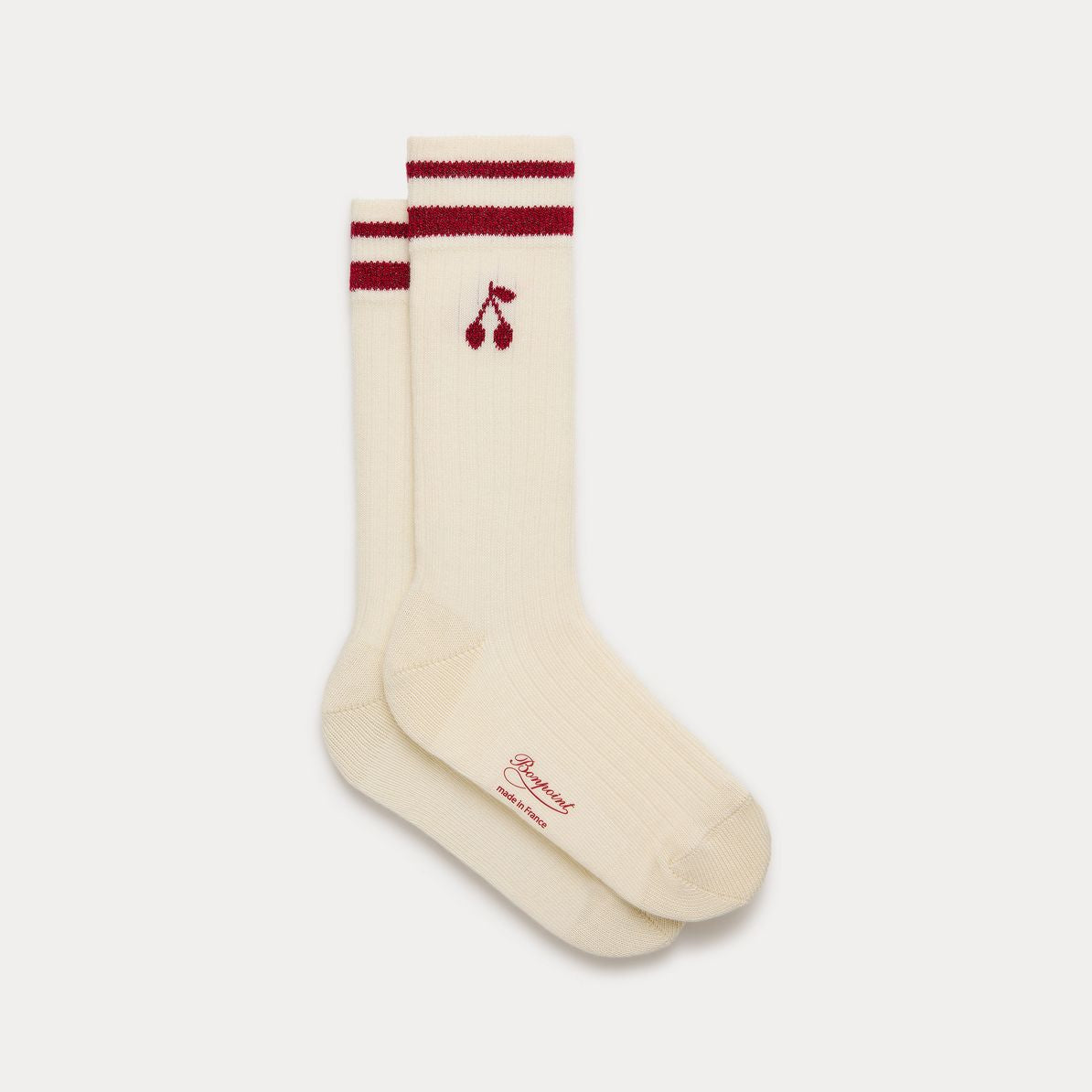 Girls White Cotton Socks