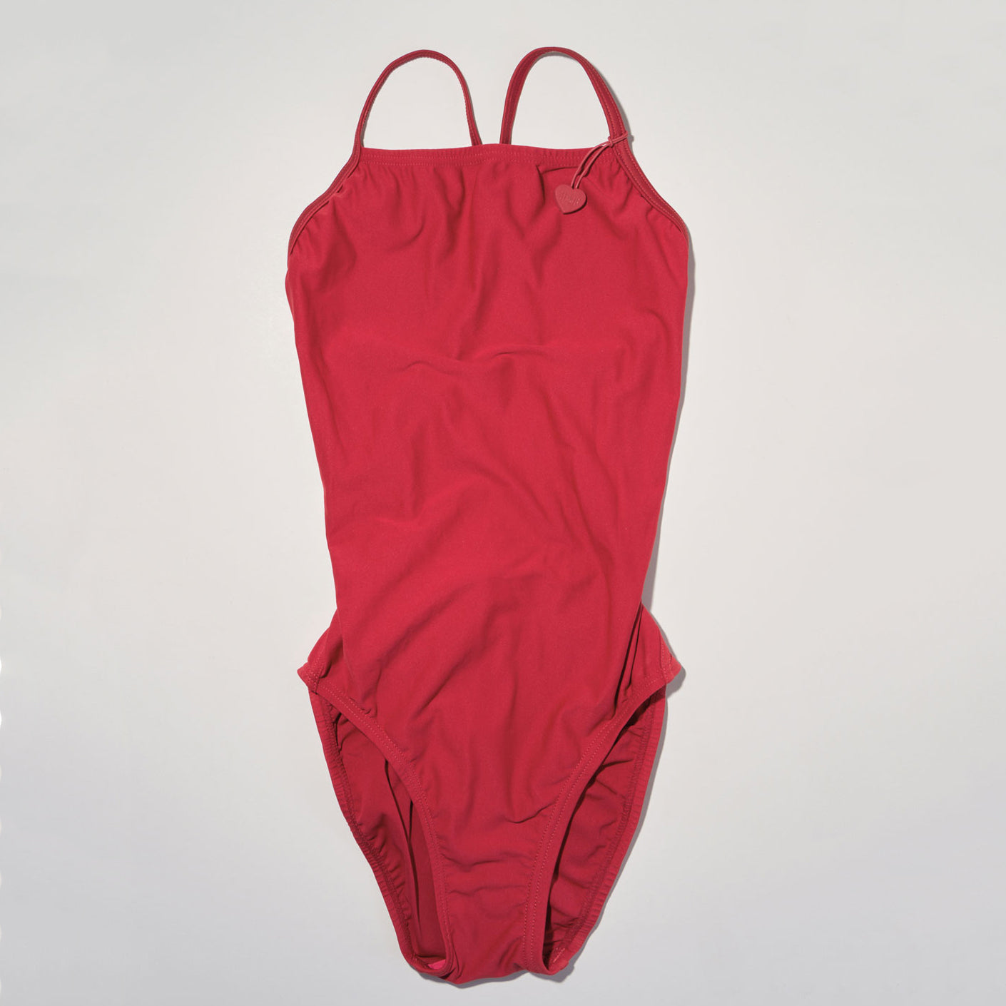 Maillot de bain professionnel rouge pour femme