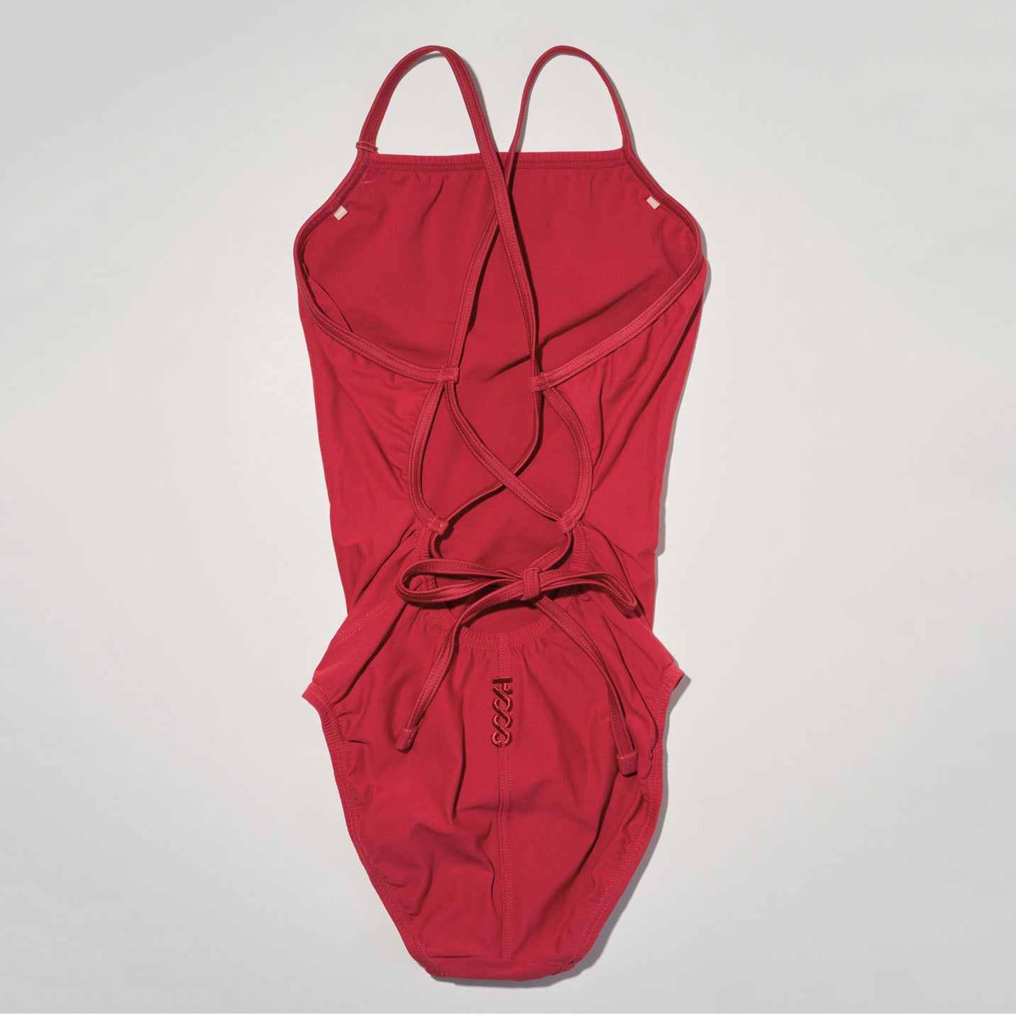 Maillot de bain professionnel rouge pour femme