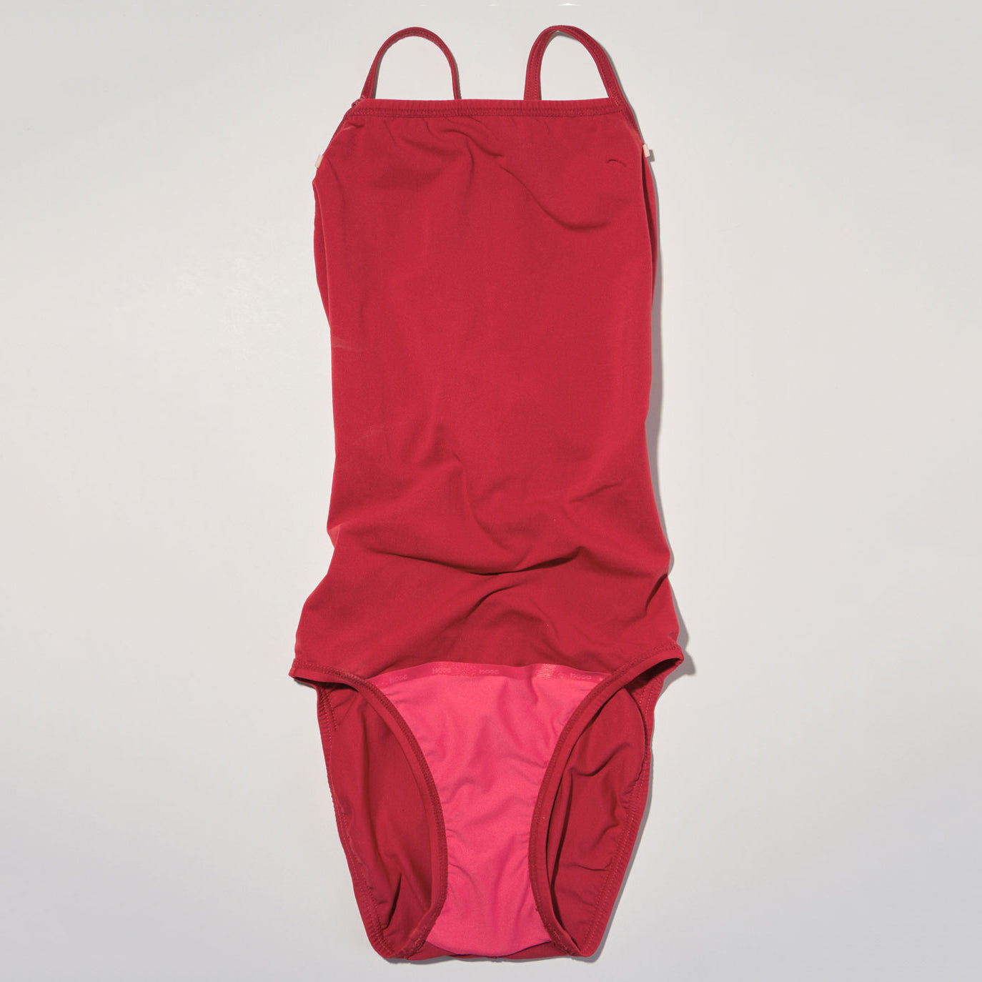 Maillot de bain professionnel rouge pour femme