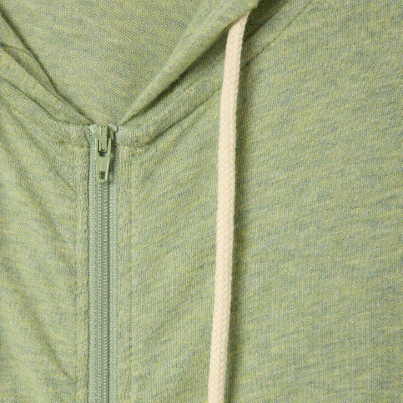Women Light Green Zip-Up Top