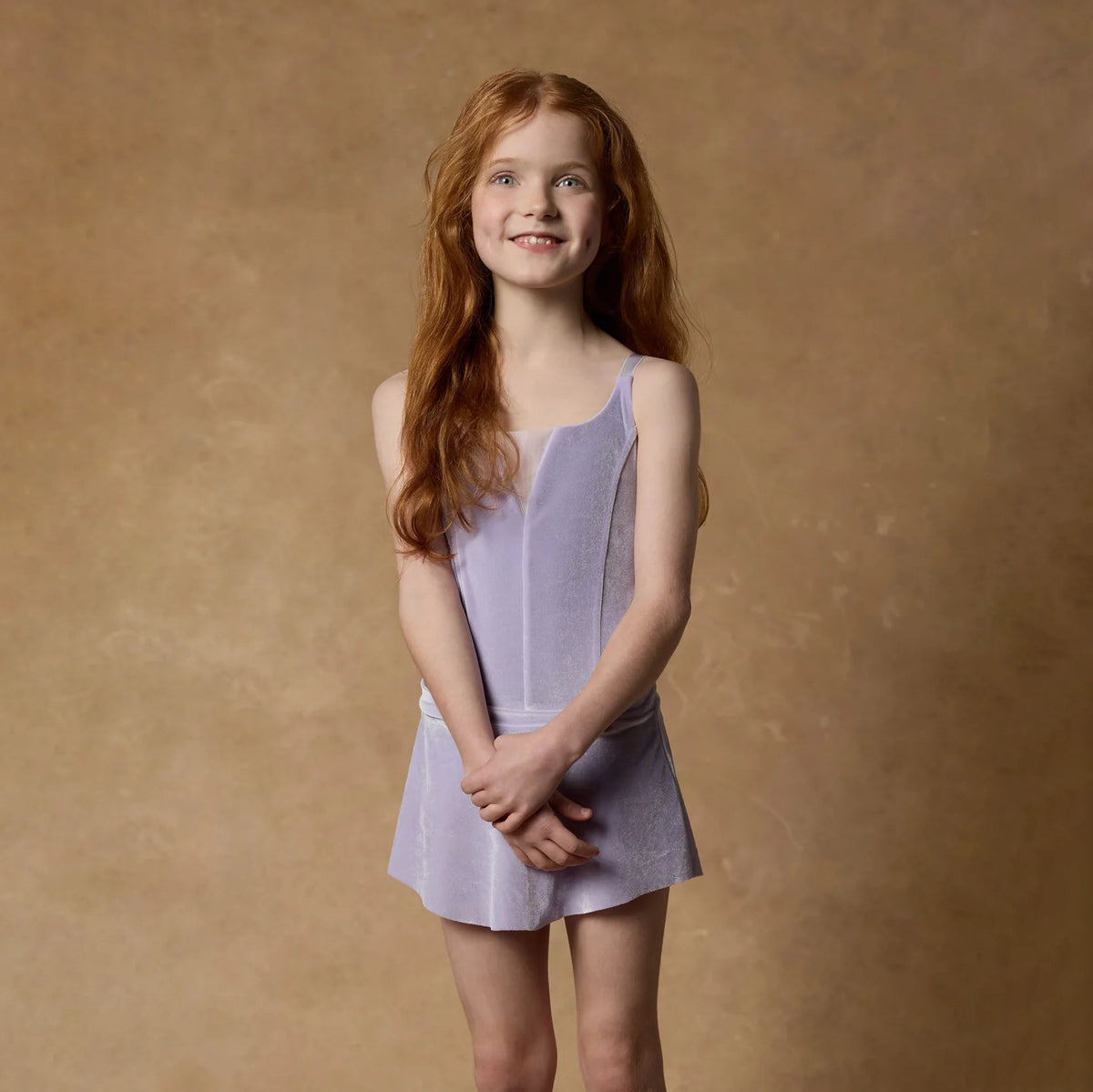 Girls Light Purple Velvet Ballet Skirt(ZARA SKIRT PRELUDE/VERBENA)