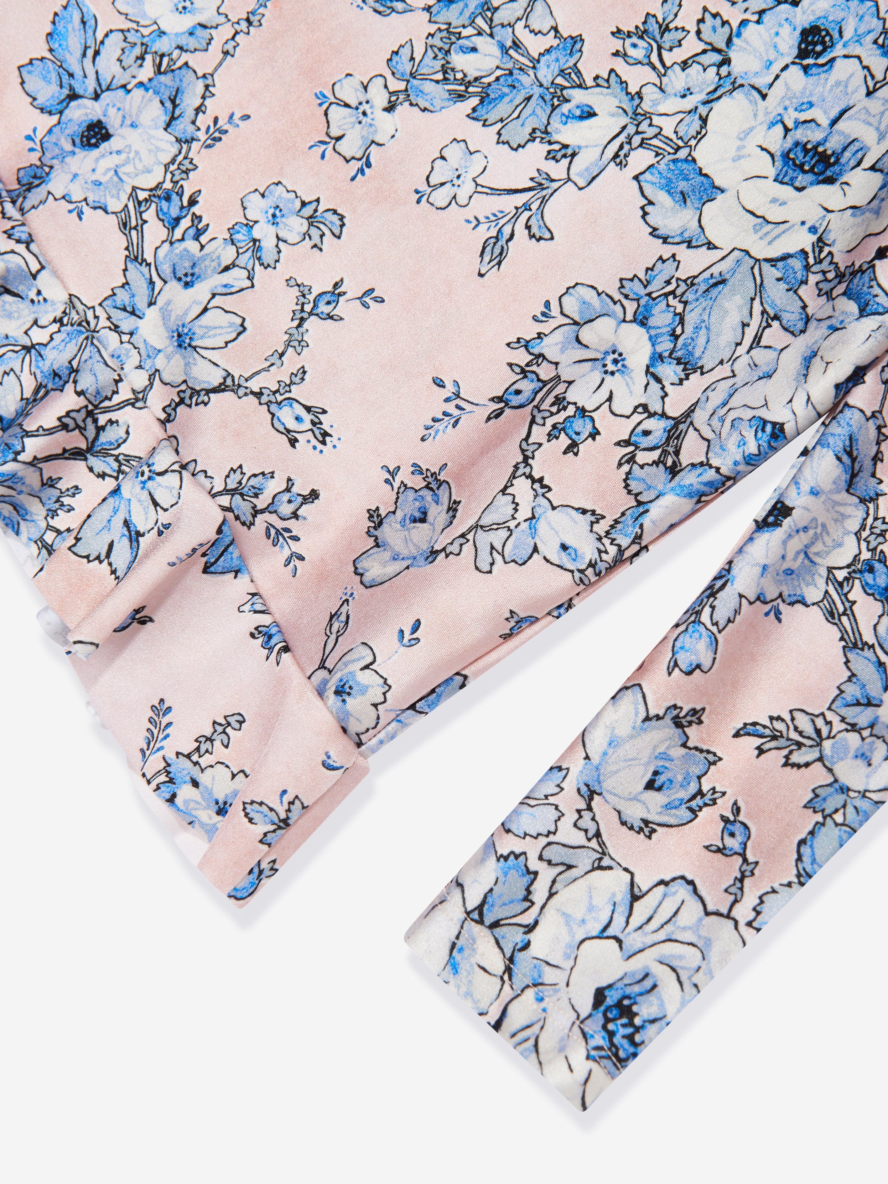 Zimmermann Girls Floral Halliday Fril Rashie in Multicolour