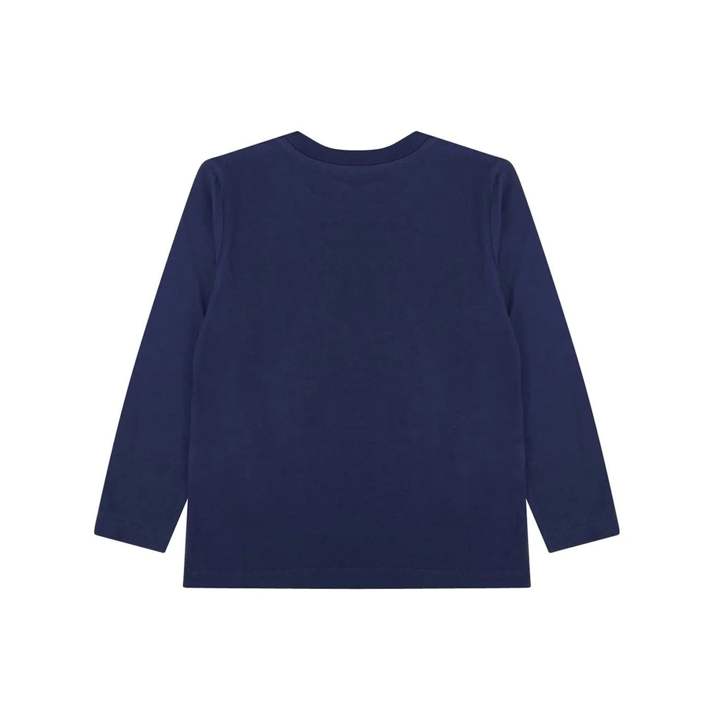 Boys & Girls Navy Bear Printed Cotton T-Shirt