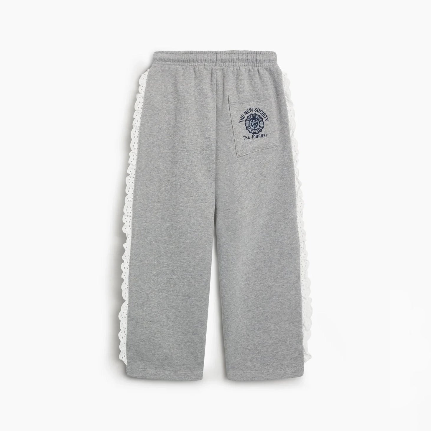 Boys & Girls Grey Cotton Trousers