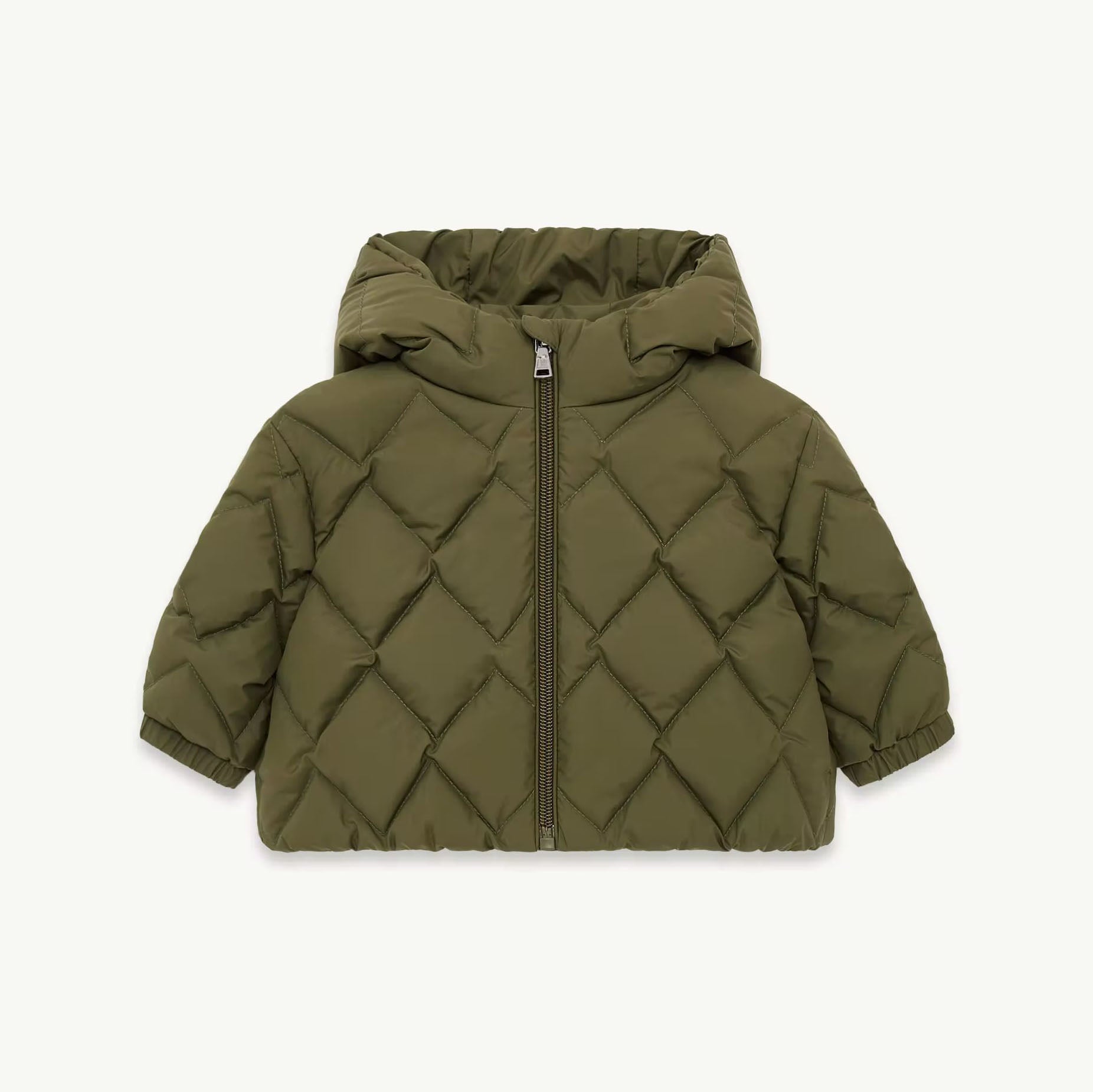 Baby Girls Dark Green "AVA" Padded Down Jacket