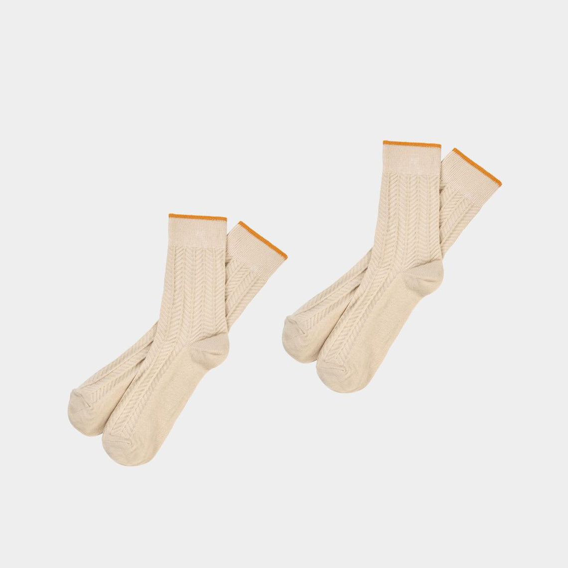 Boys & Girls White Cotton Socks Set(2 Pack)