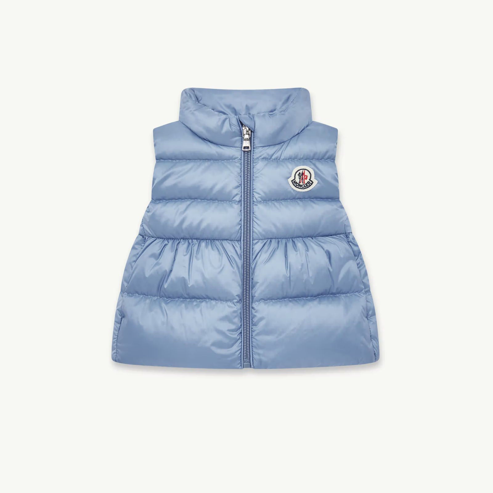 Baby Girls Light Blue "HIVETTE" Padded Down Gilet