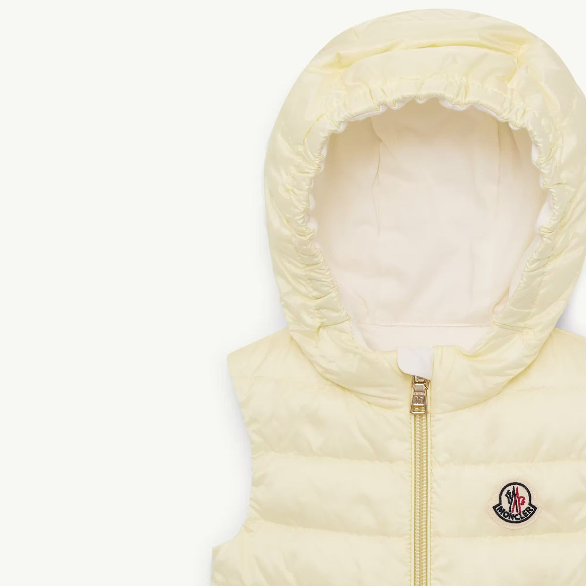 Doudoune sans manches rembourrée pour bébé fille "LIA" jaune clair