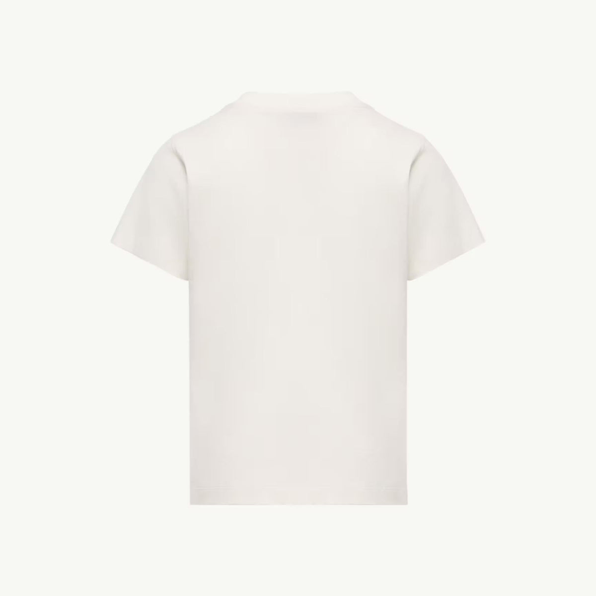 Boys White Logo Cotton T-Shirt