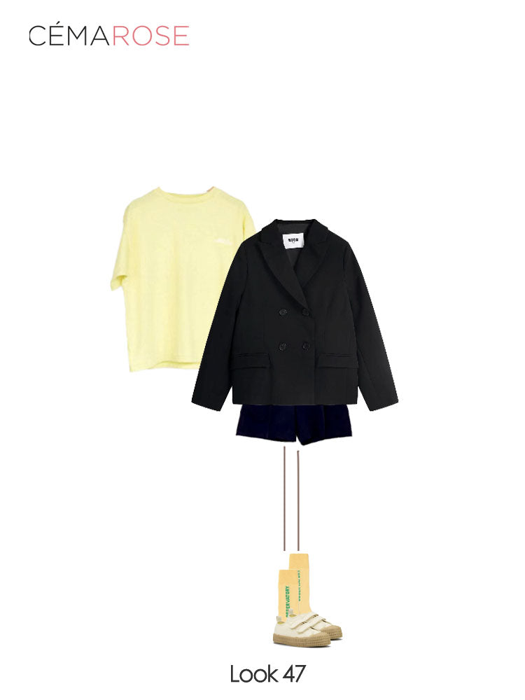 Girls Black Suit Coat