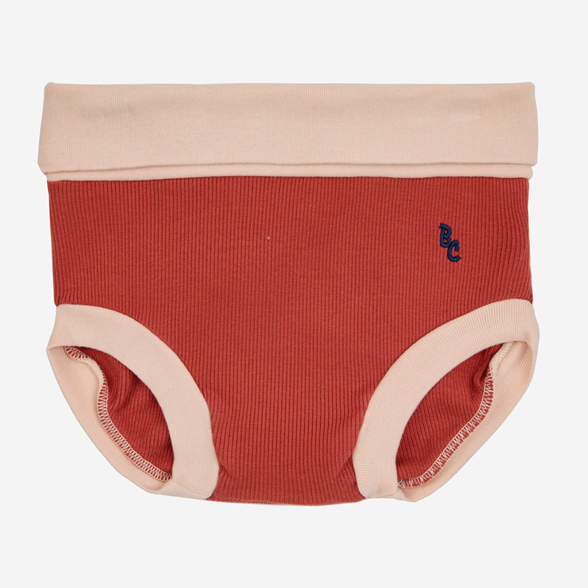 Baby Boys & Girls Red Cotton Shorts