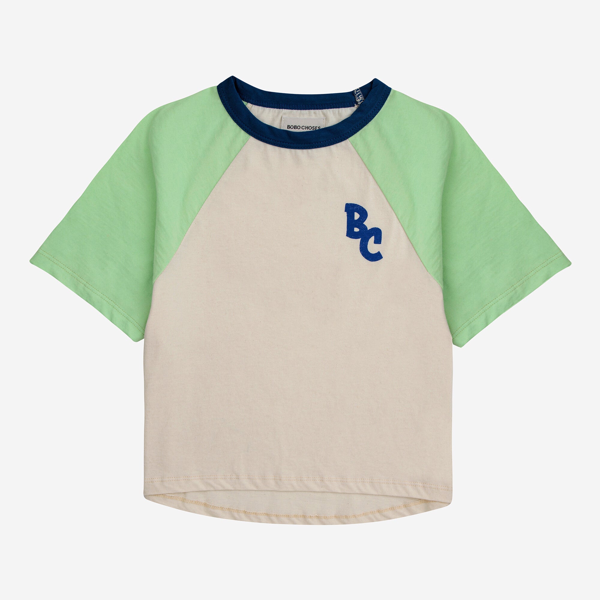 Boys & Girls Green Logo Cotton T-Shirt