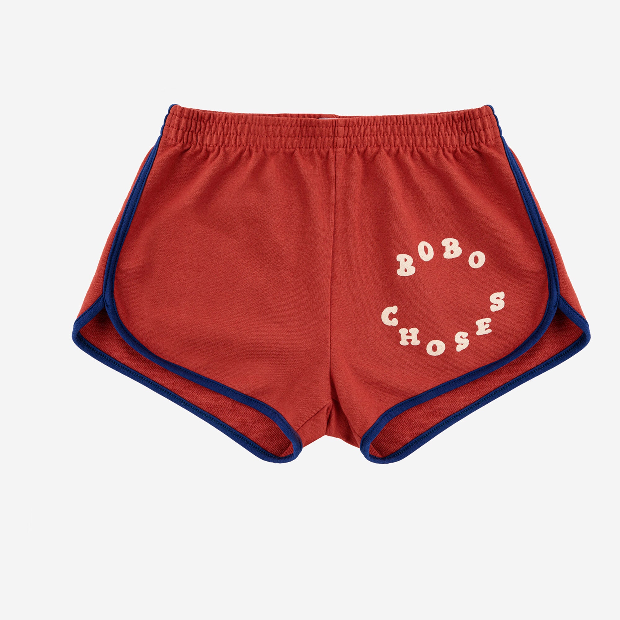 Boys & Girls Red Logo Cotton Shorts