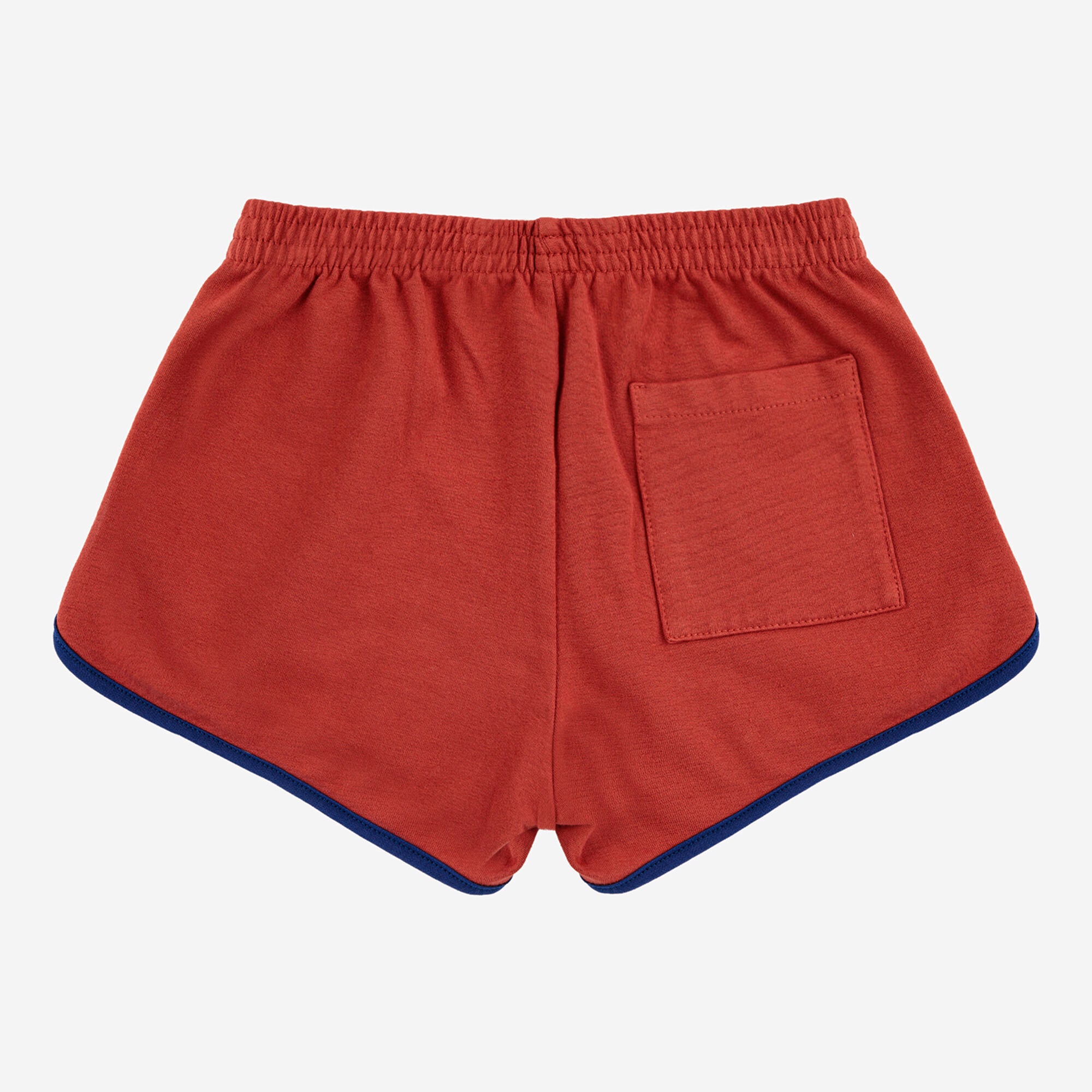 Boys & Girls Red Logo Cotton Shorts