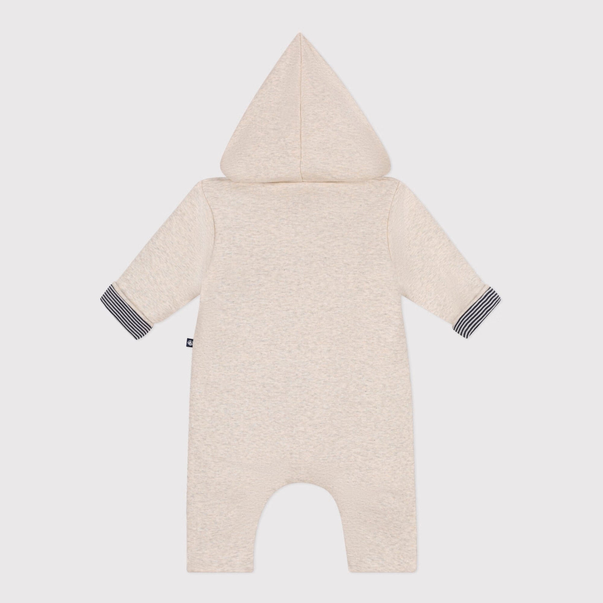 Baby Boys & Girls Beige Padded Babysuit