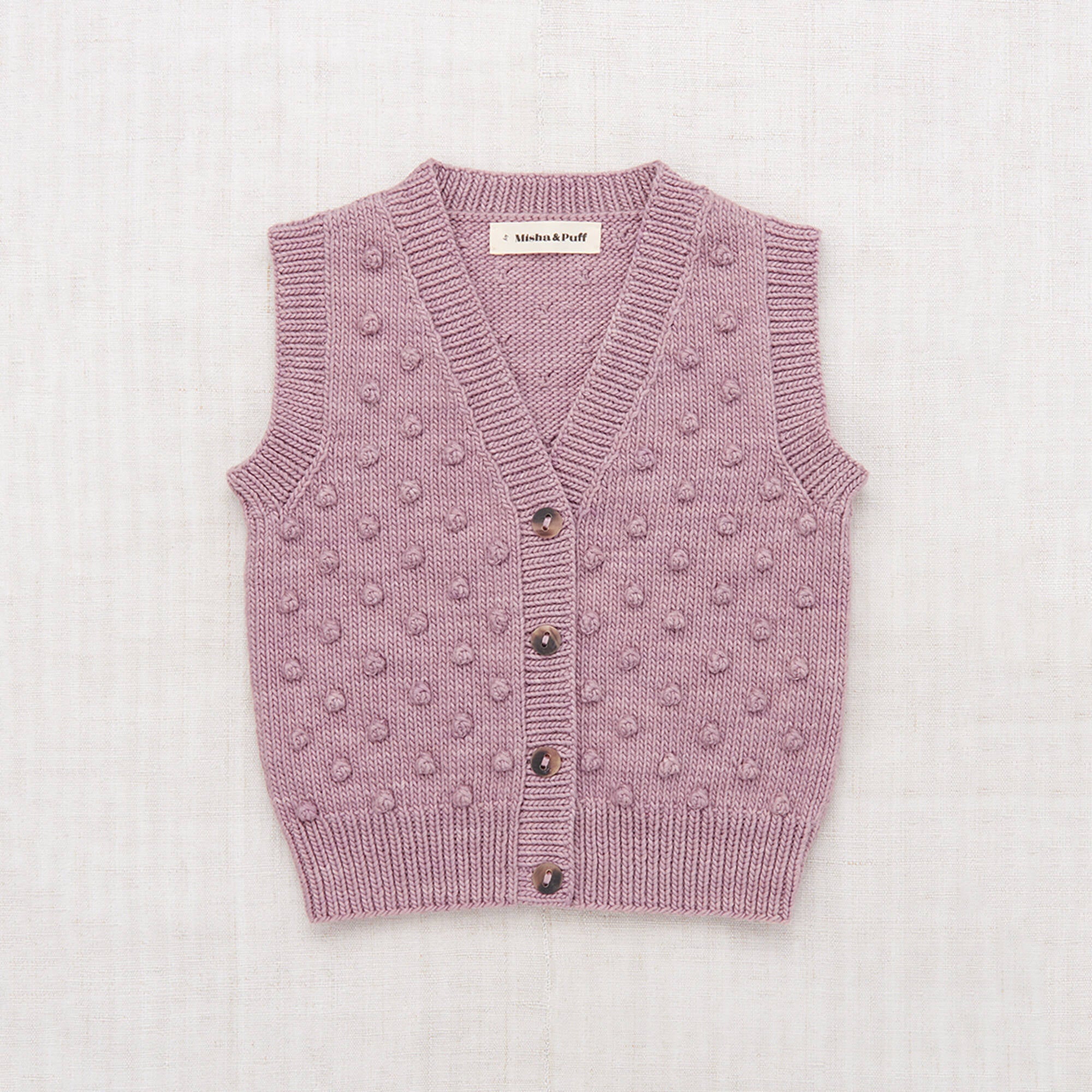 Boys & Girls Light Purple Popcorn Vest