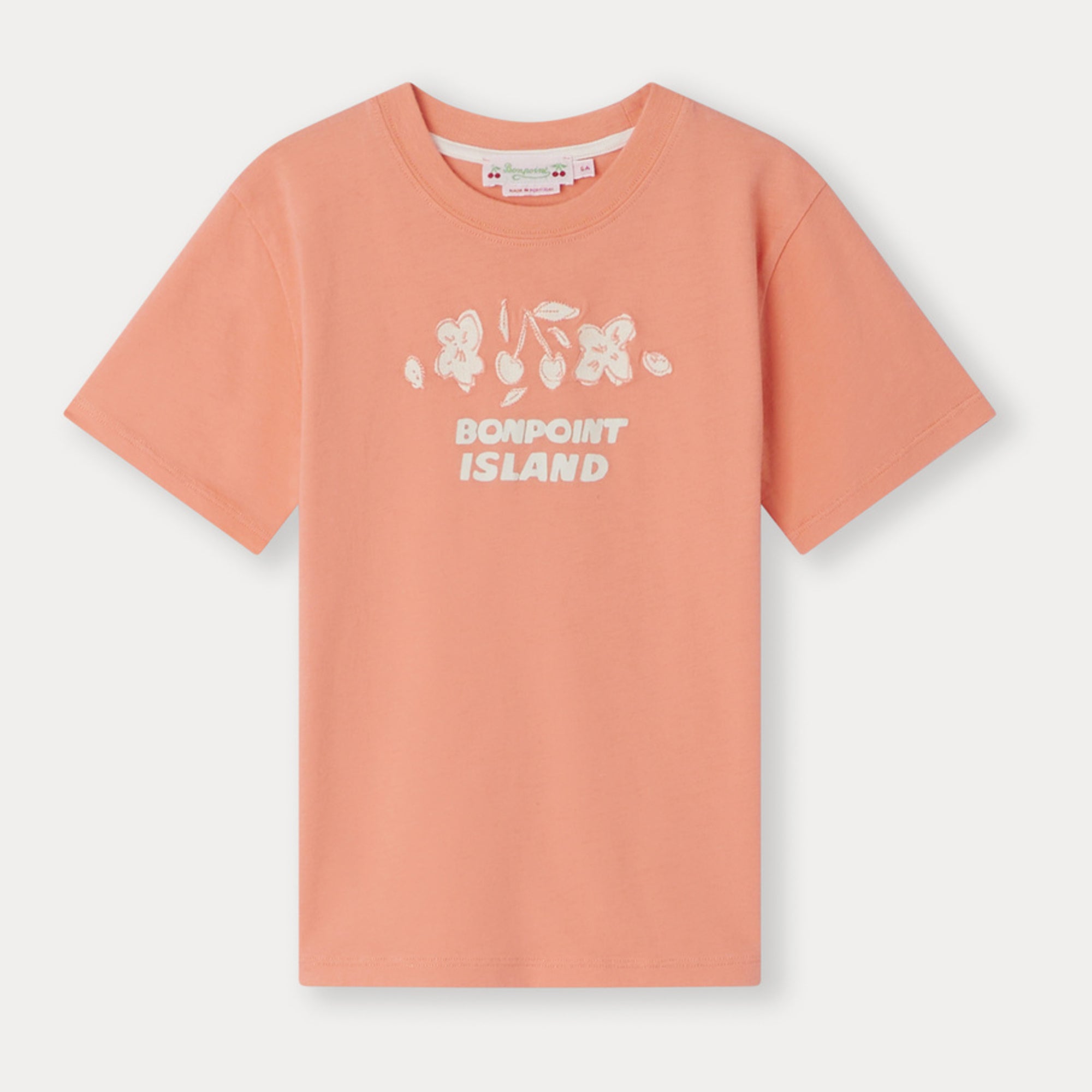 Girls Pink Logo Cotton T-Shirt