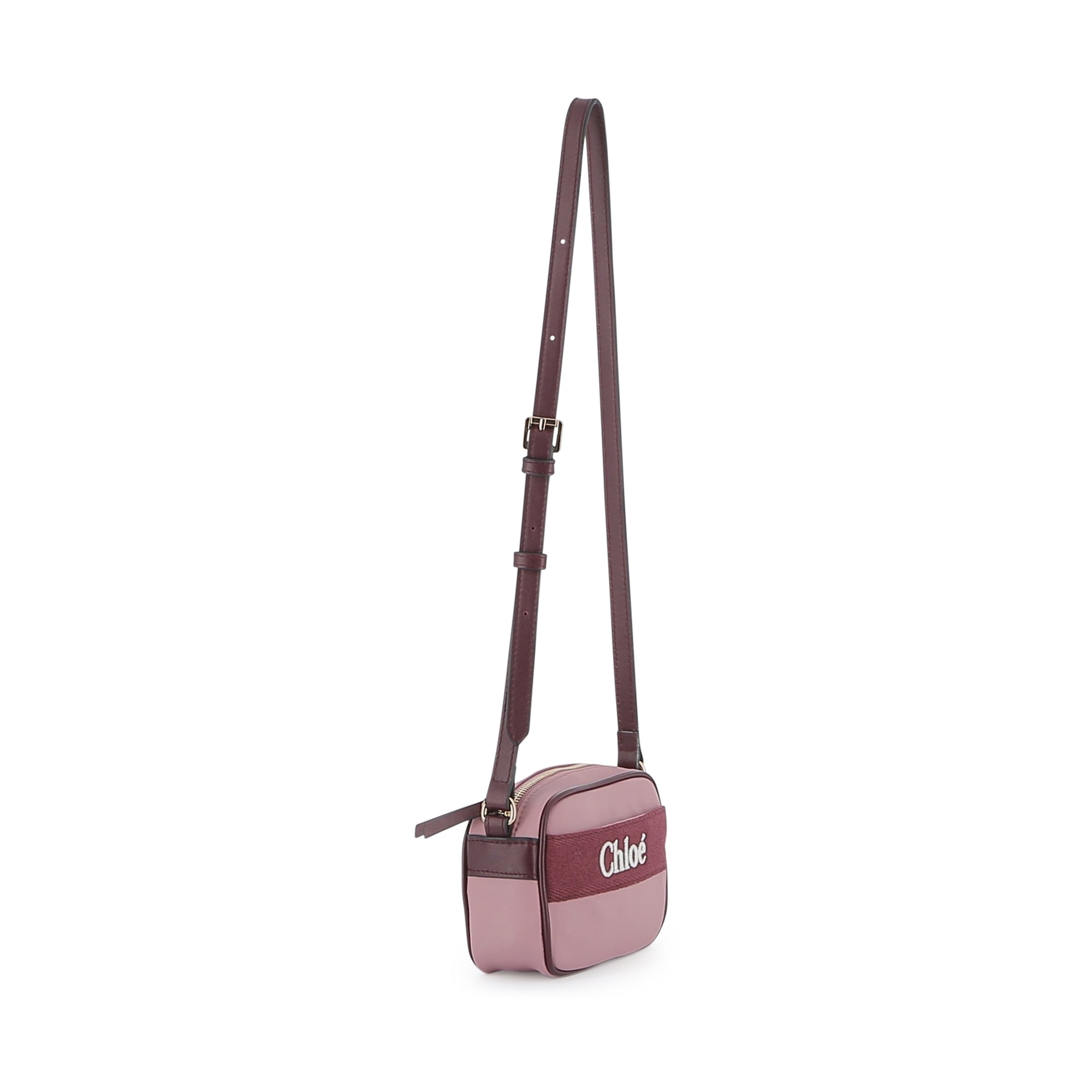 Sac à bandoulière rose pour filles avec logo (16x11x5cm)