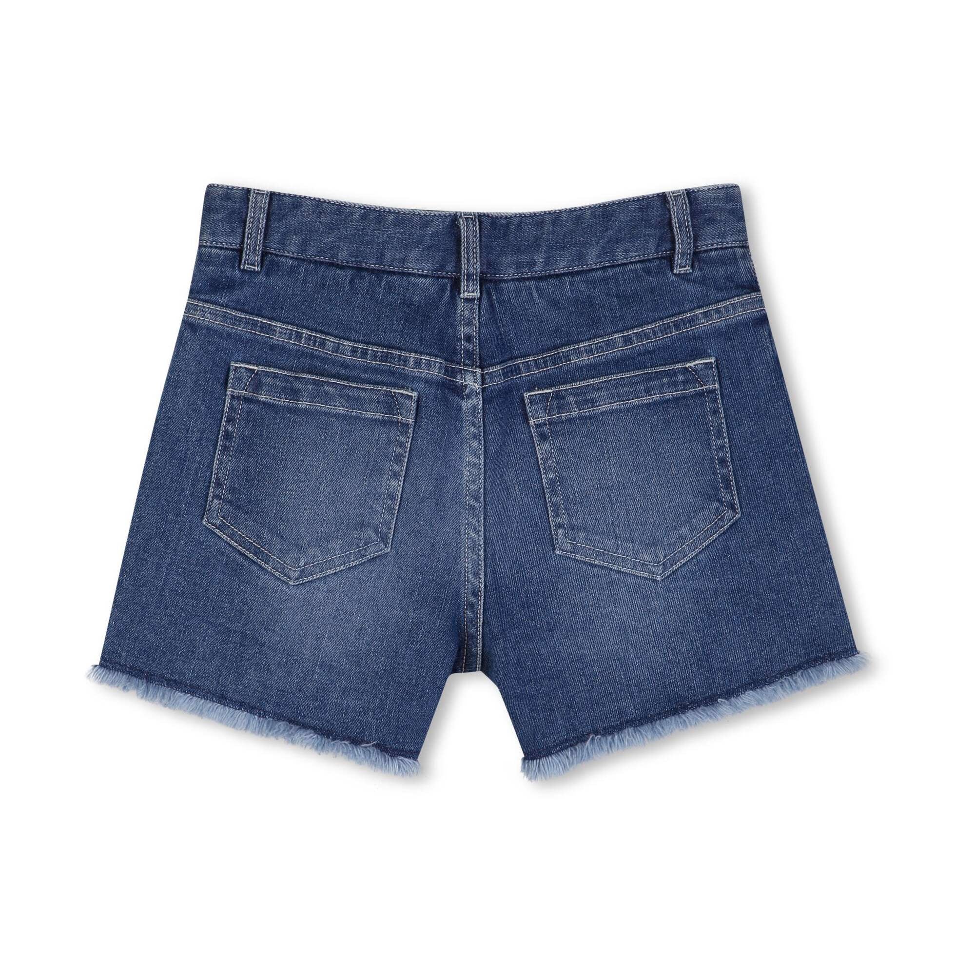 Girls Blue Denim Shorts