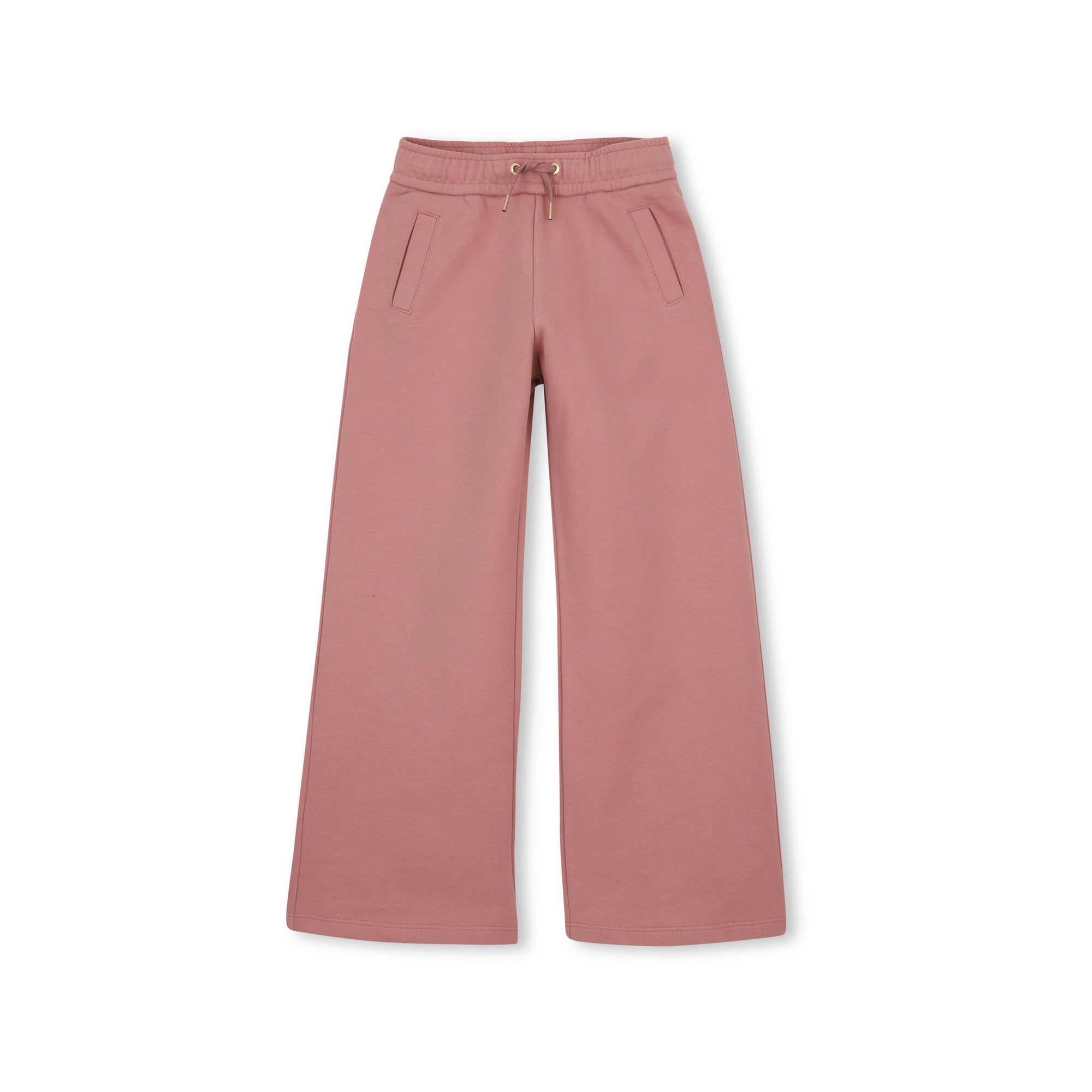 Girls Pink Cotton Trousers