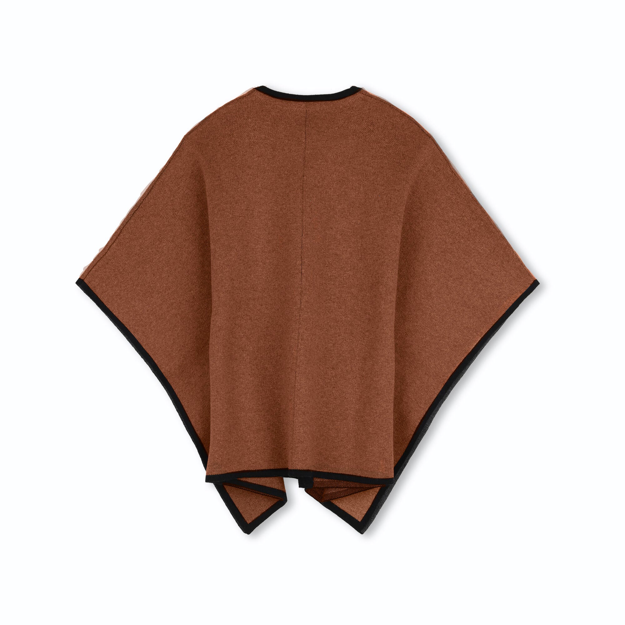 Girls Caramel Embroidered Logo Cape