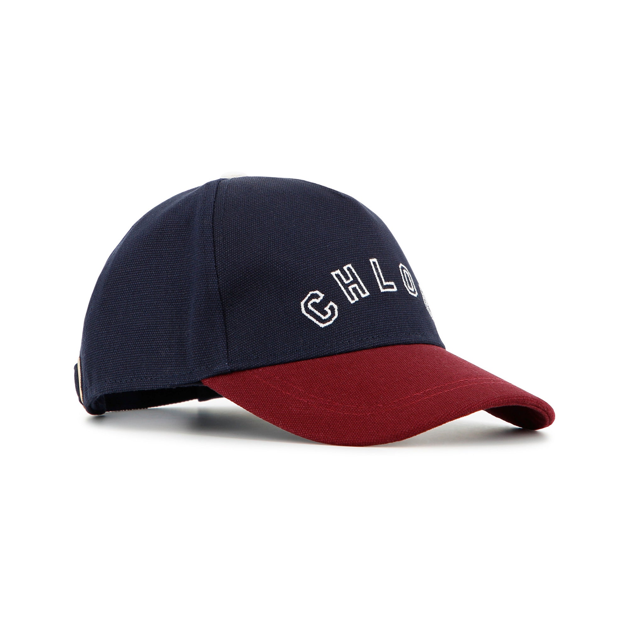 Girls Blue Logo Cotton Cap