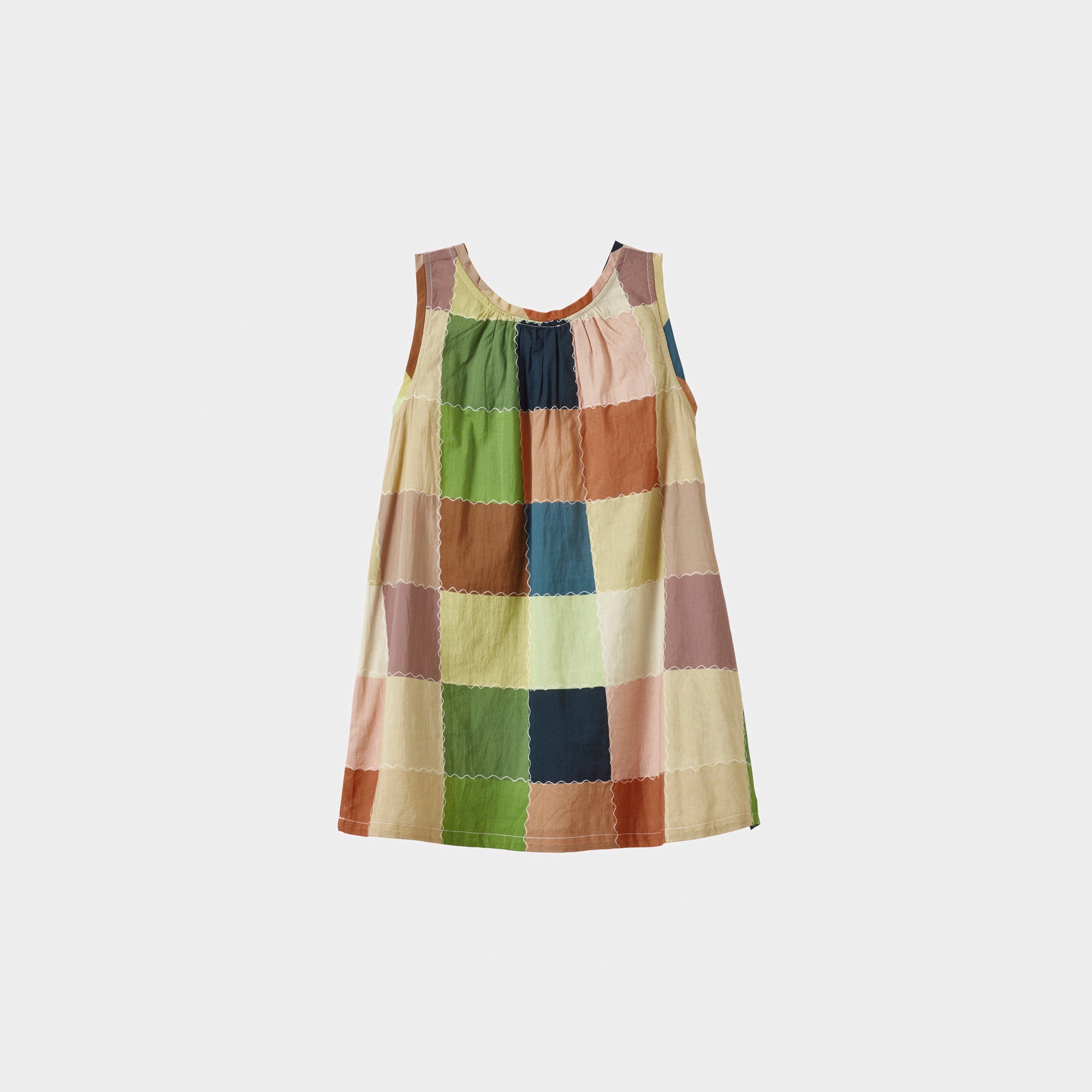 Girls Multicolor Cotton Dress
