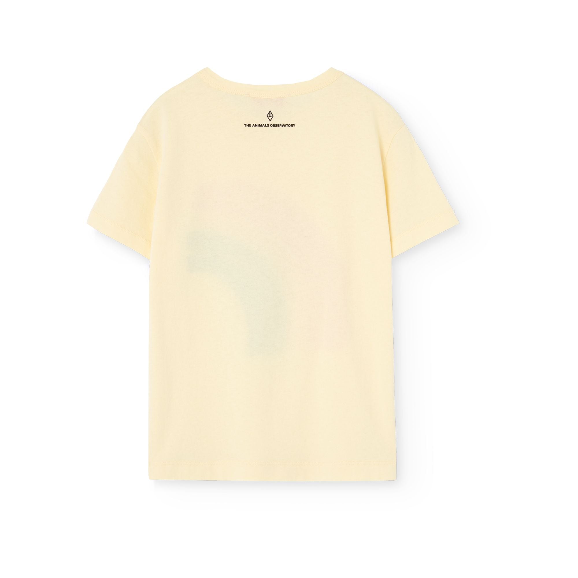 Boys & Girls Light Yellow Printed Cotton T-Shirt