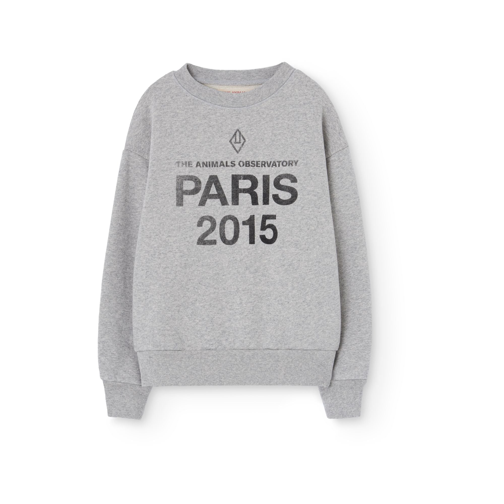 Boys & Girls Grey Logo Cotton Sweatshirt