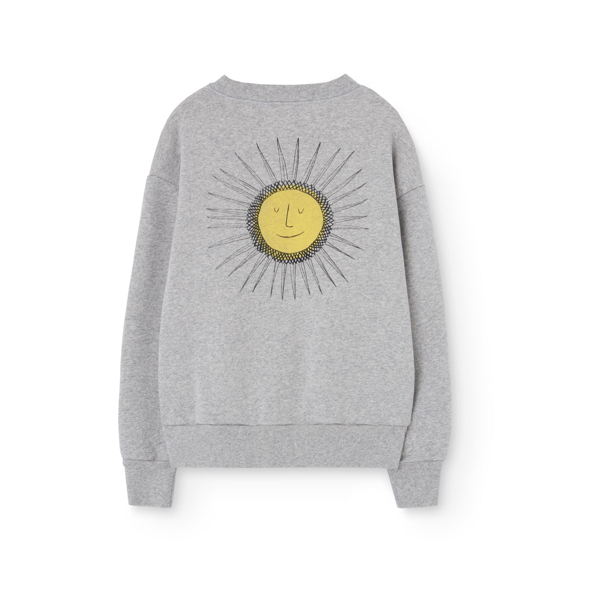 Boys & Girls Grey Logo Cotton Sweatshirt