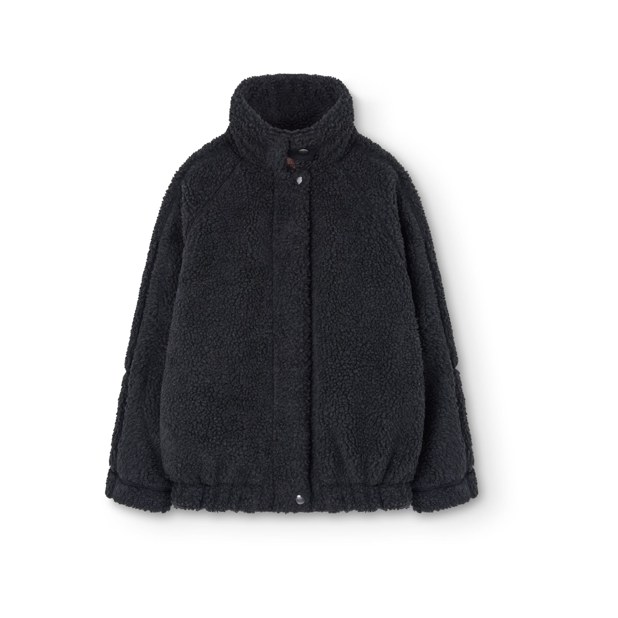 Boys & Girls Dark Grey Plush Jacket