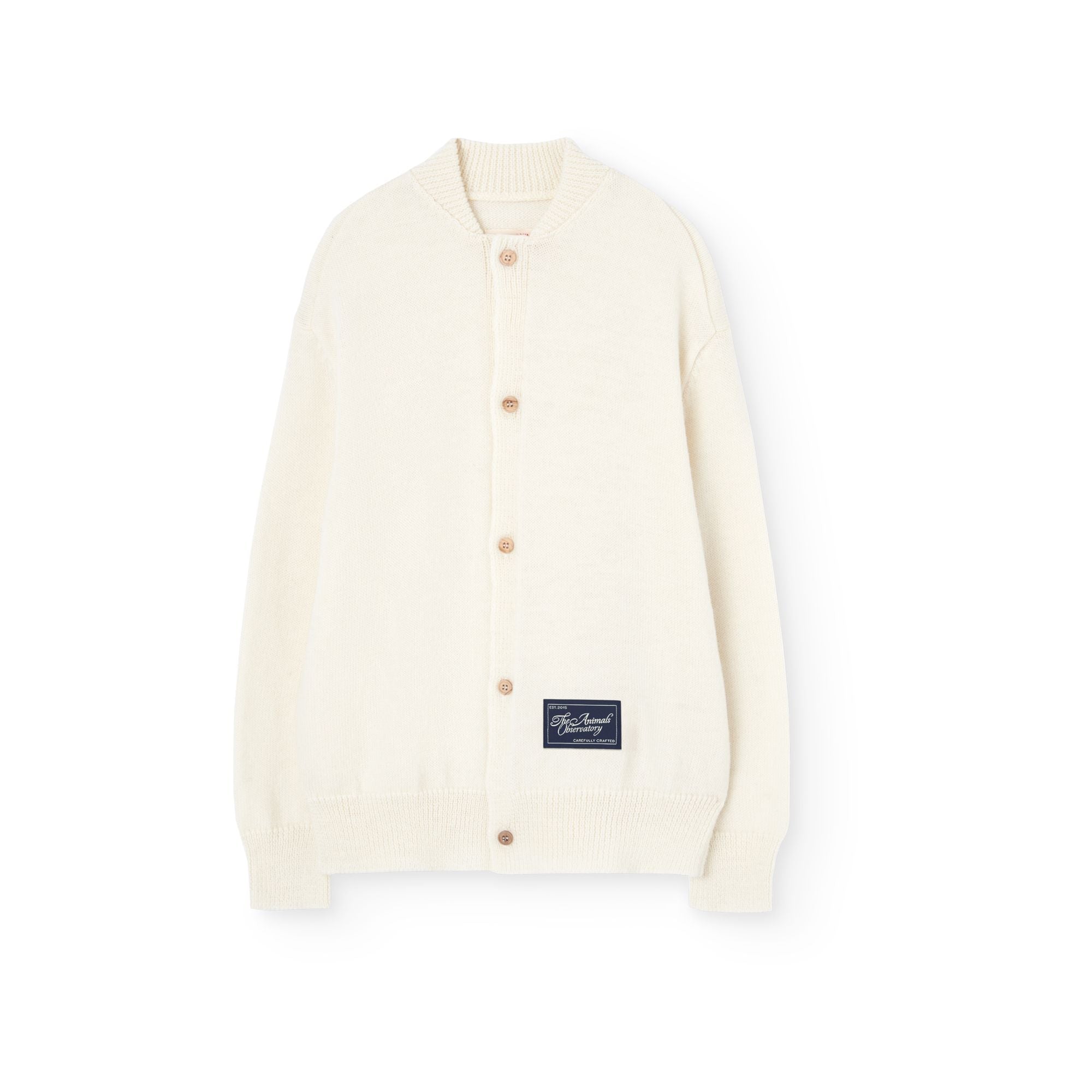 Boys & Girls White Wool Cardigan