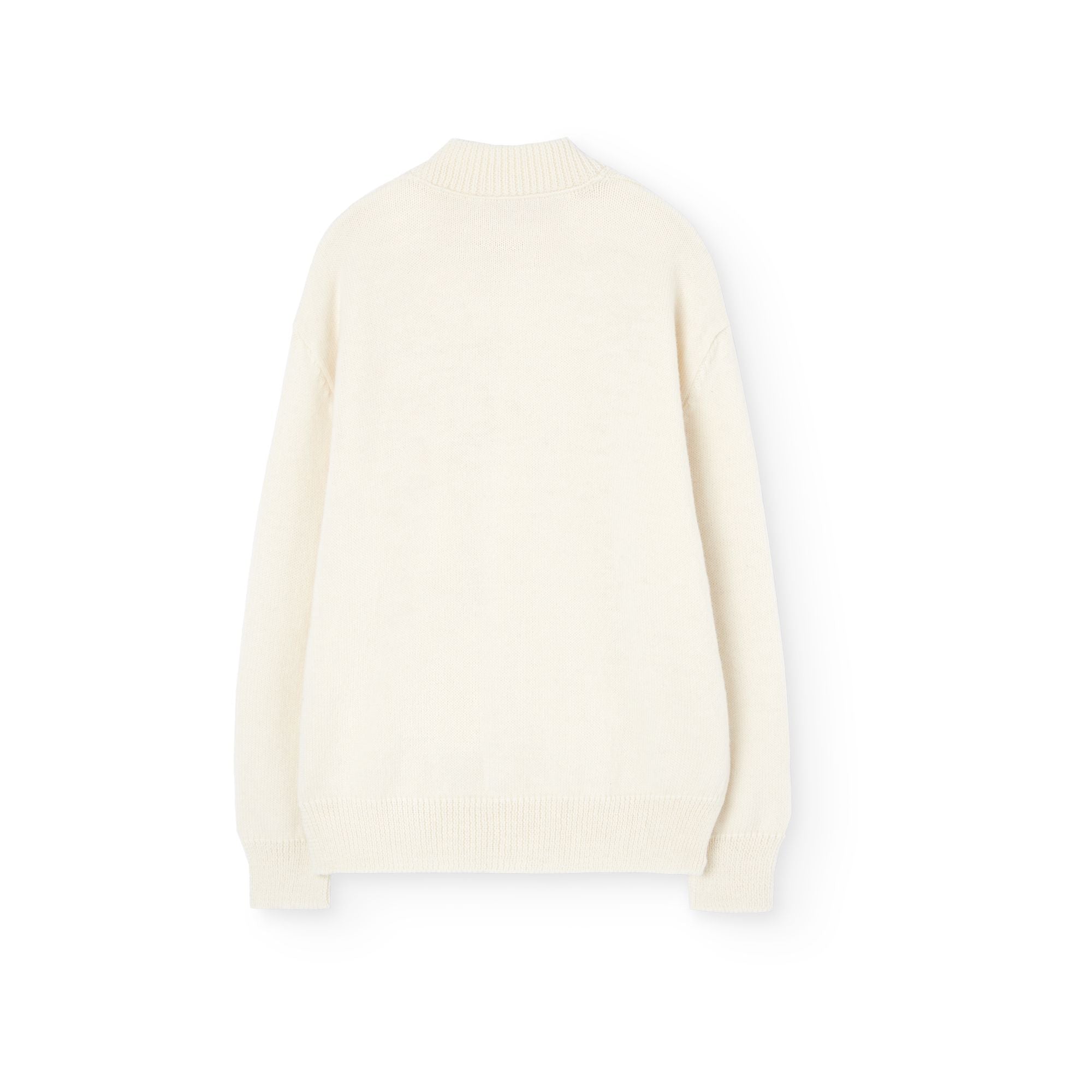 Boys & Girls White Wool Cardigan