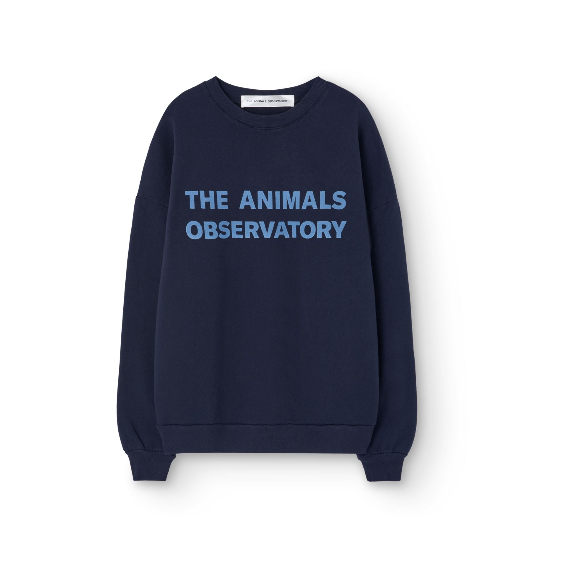 Women Navy Logo Cotton Sweatshirt