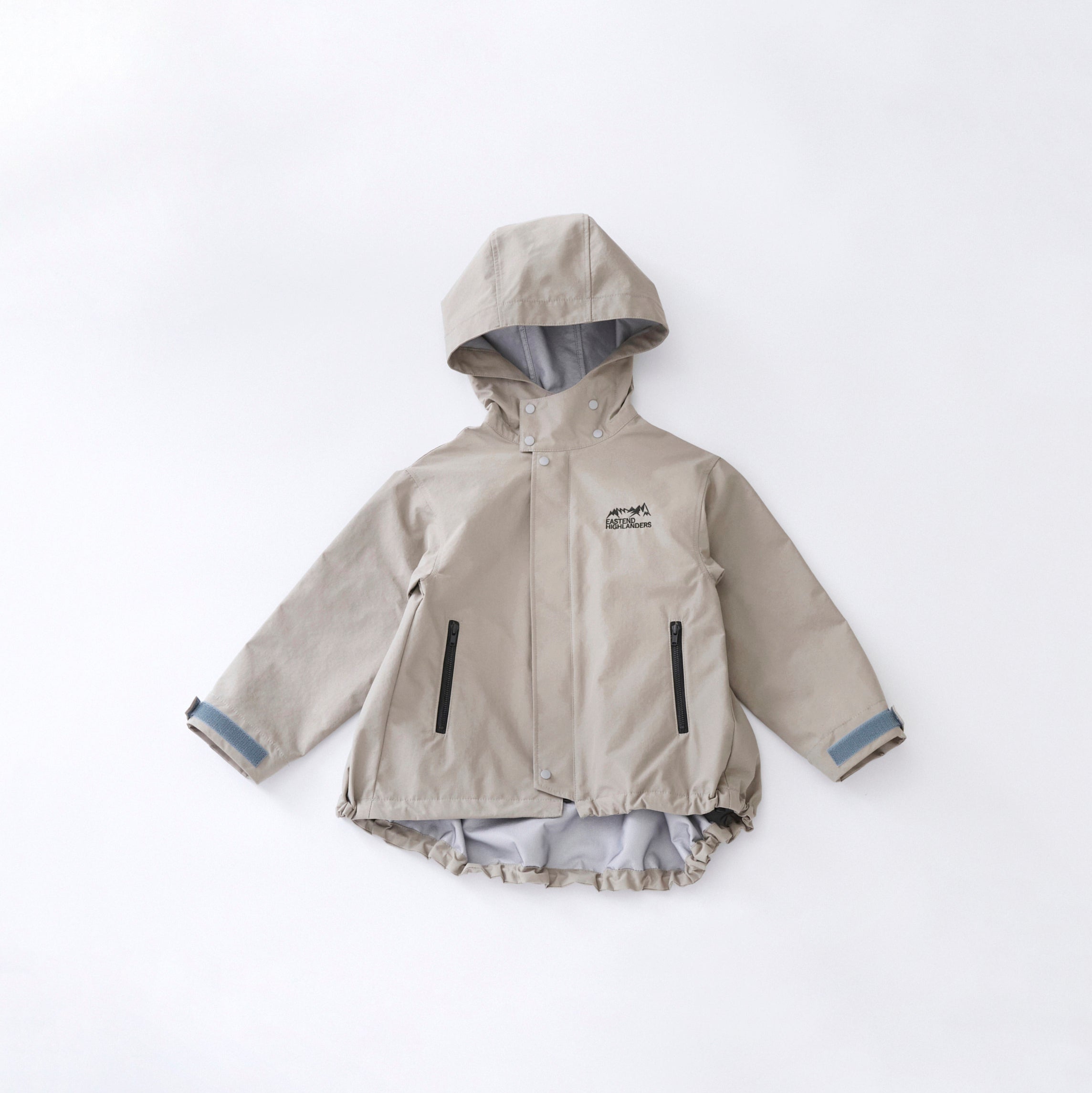 Boys & Girls Light Grey Hooded Jacket