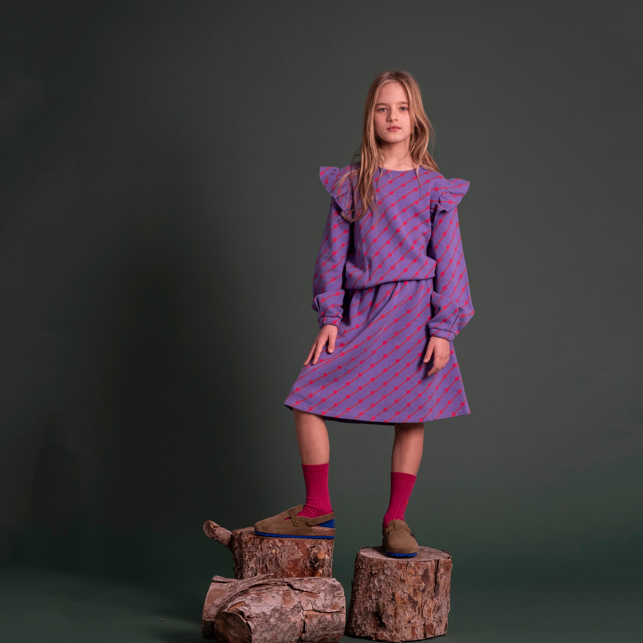 Boys & Girls Pink Cotton Socks