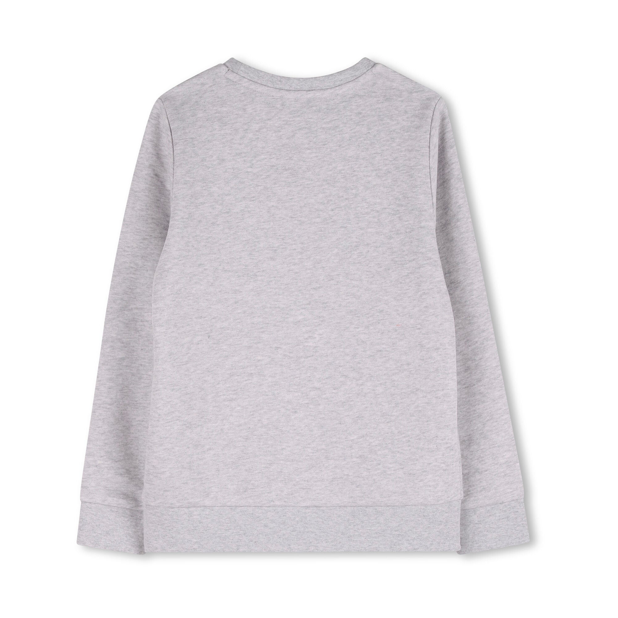Boys Light Grey Cotton Sweatshirt
