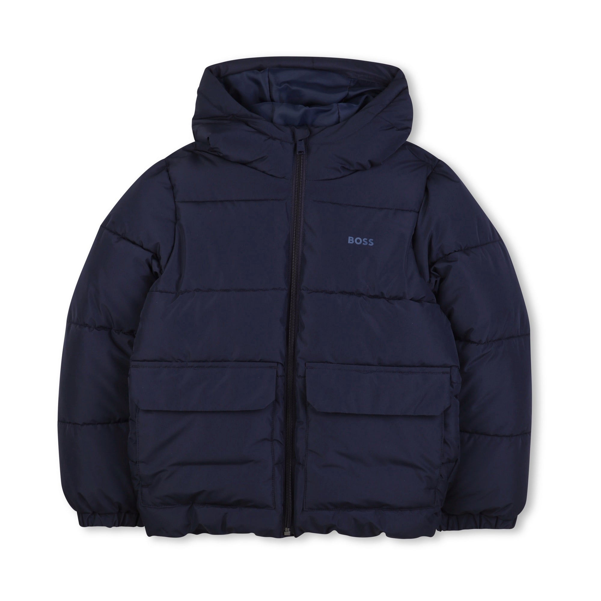 Boys Dark Blue Padded Jacket