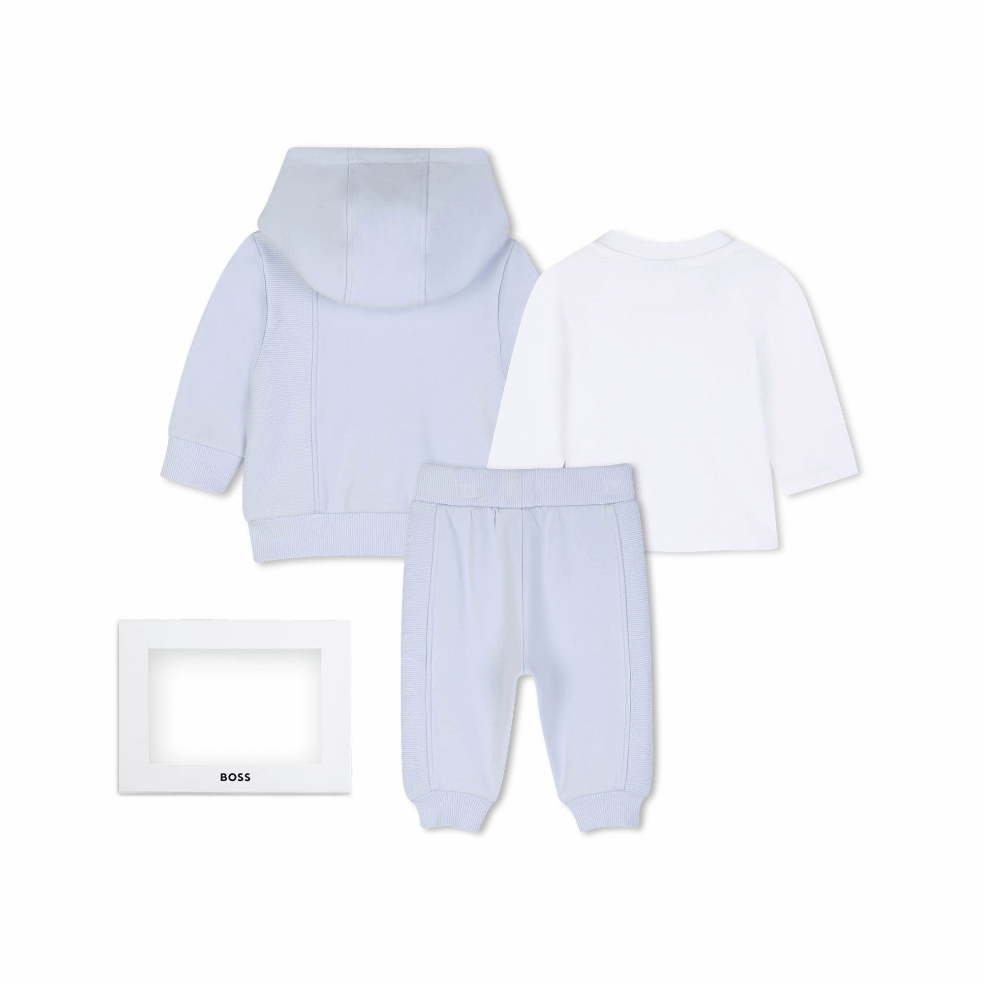 Baby Boys Light Blue Cotton Gift Set(3 Pack)