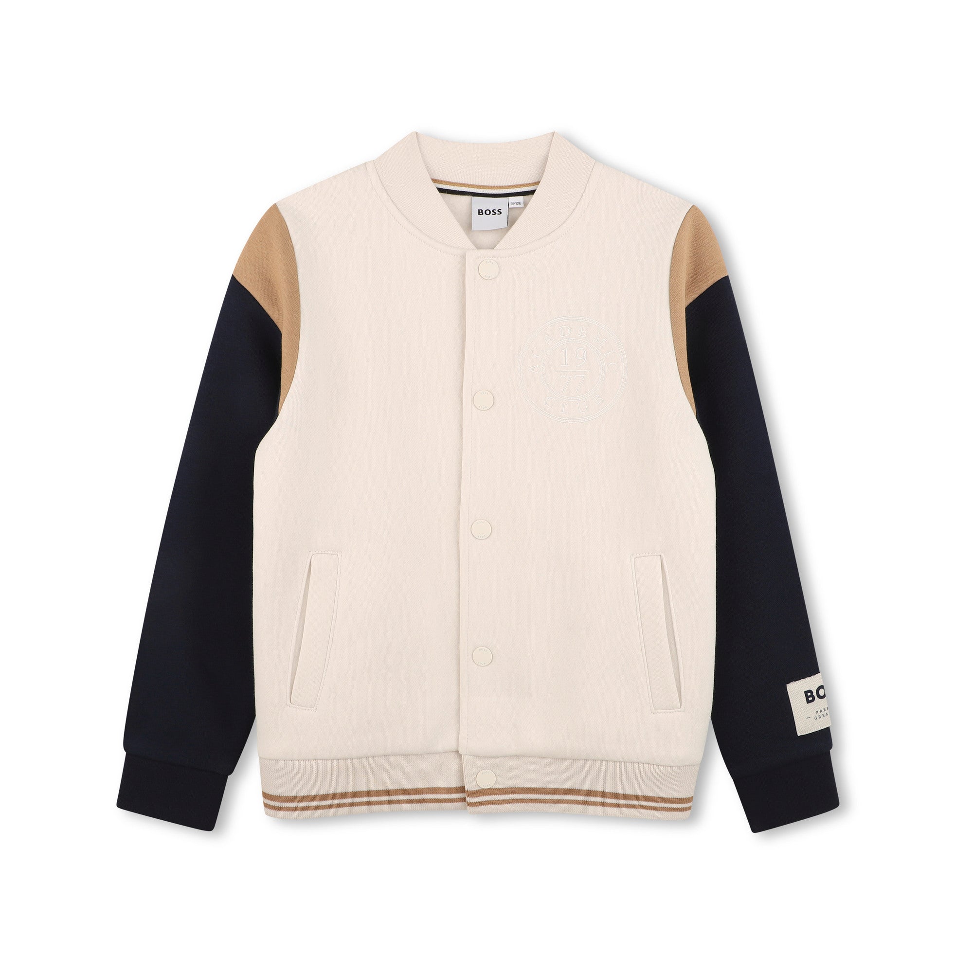 Boys Ivory Cotton Jacket